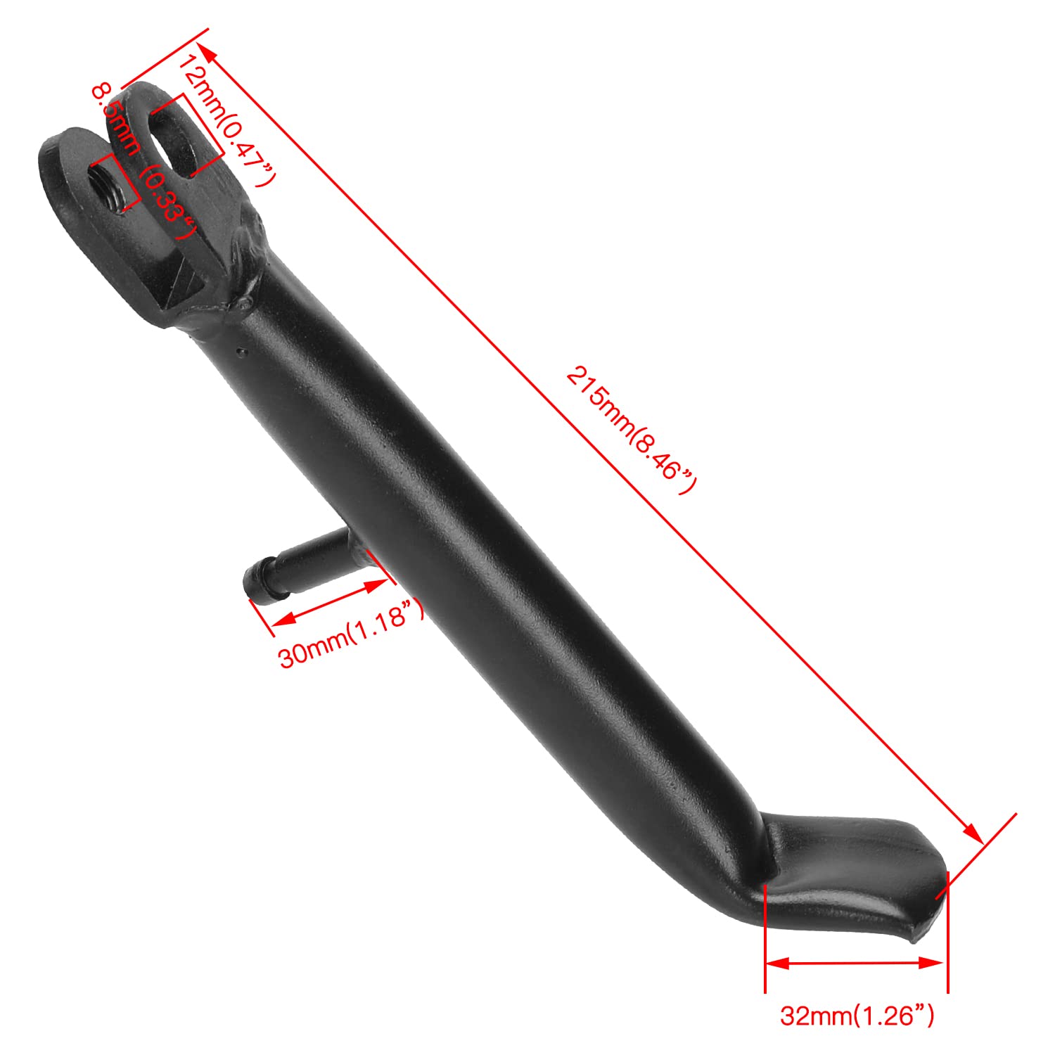 Yoxufa Mini Bike Kickstand With Spring For Coleman Ct200U Trail 200 Ct200U-Ex Bt200X Ct200U-Exr 212Cc 196Cc 200Cc 6.5Hp Powerspo