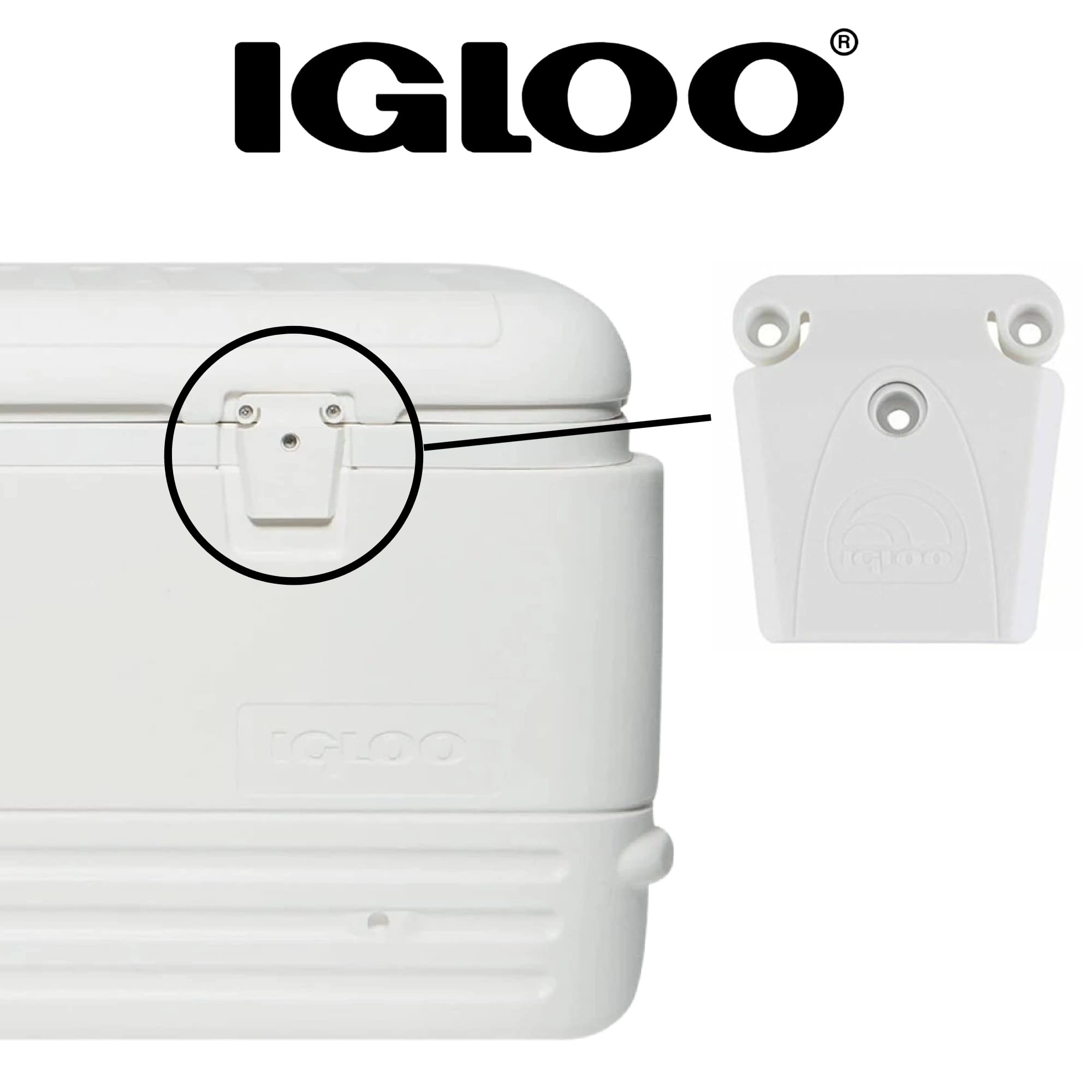 Igloo Set Of 2 Cooler Latch Posts & Screws (Part #24013)
