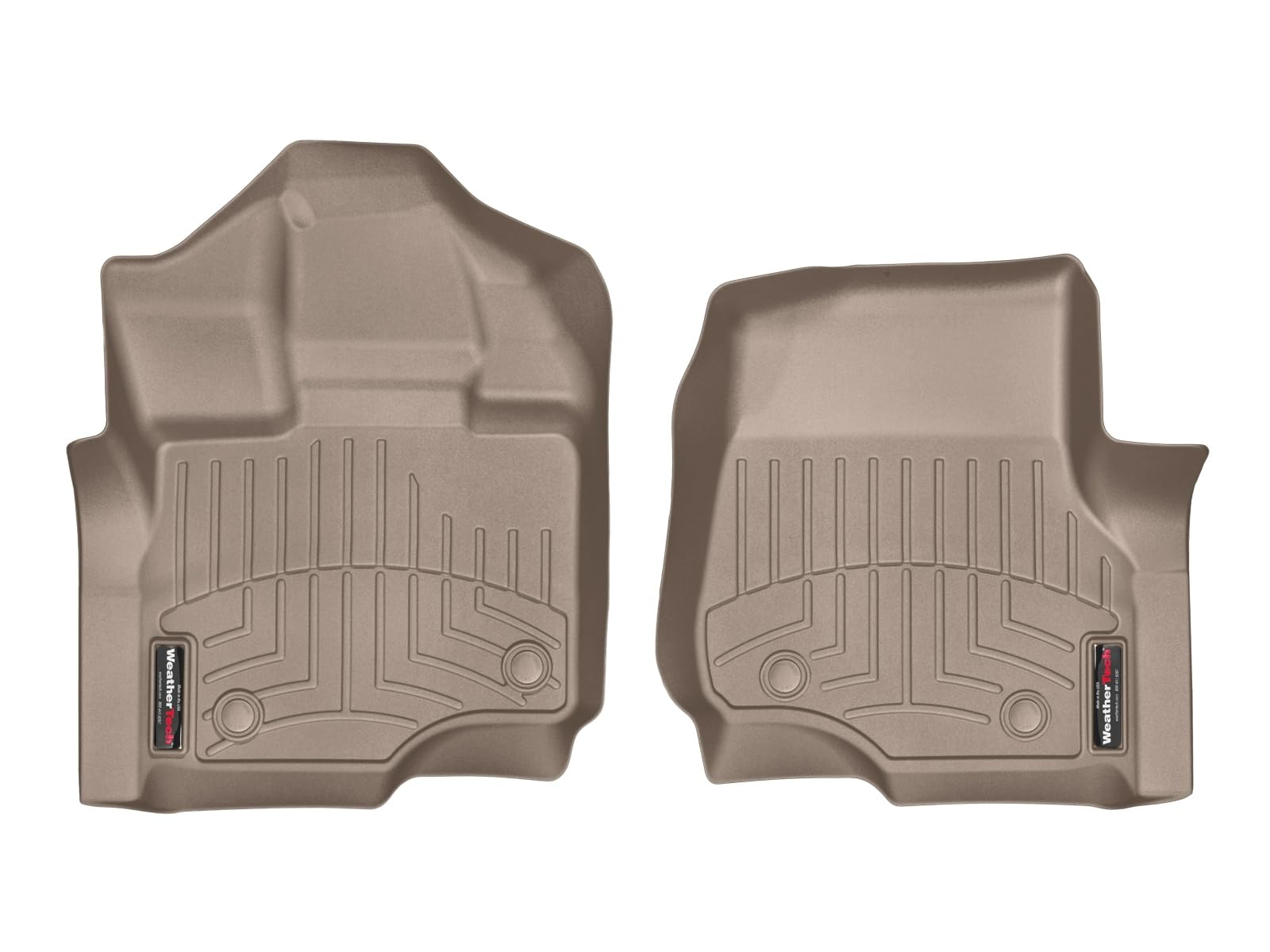 WEATHERTECH Custom Fit FloorLiner for F-150 / F-150 Raptor - 1st Row (Tan)