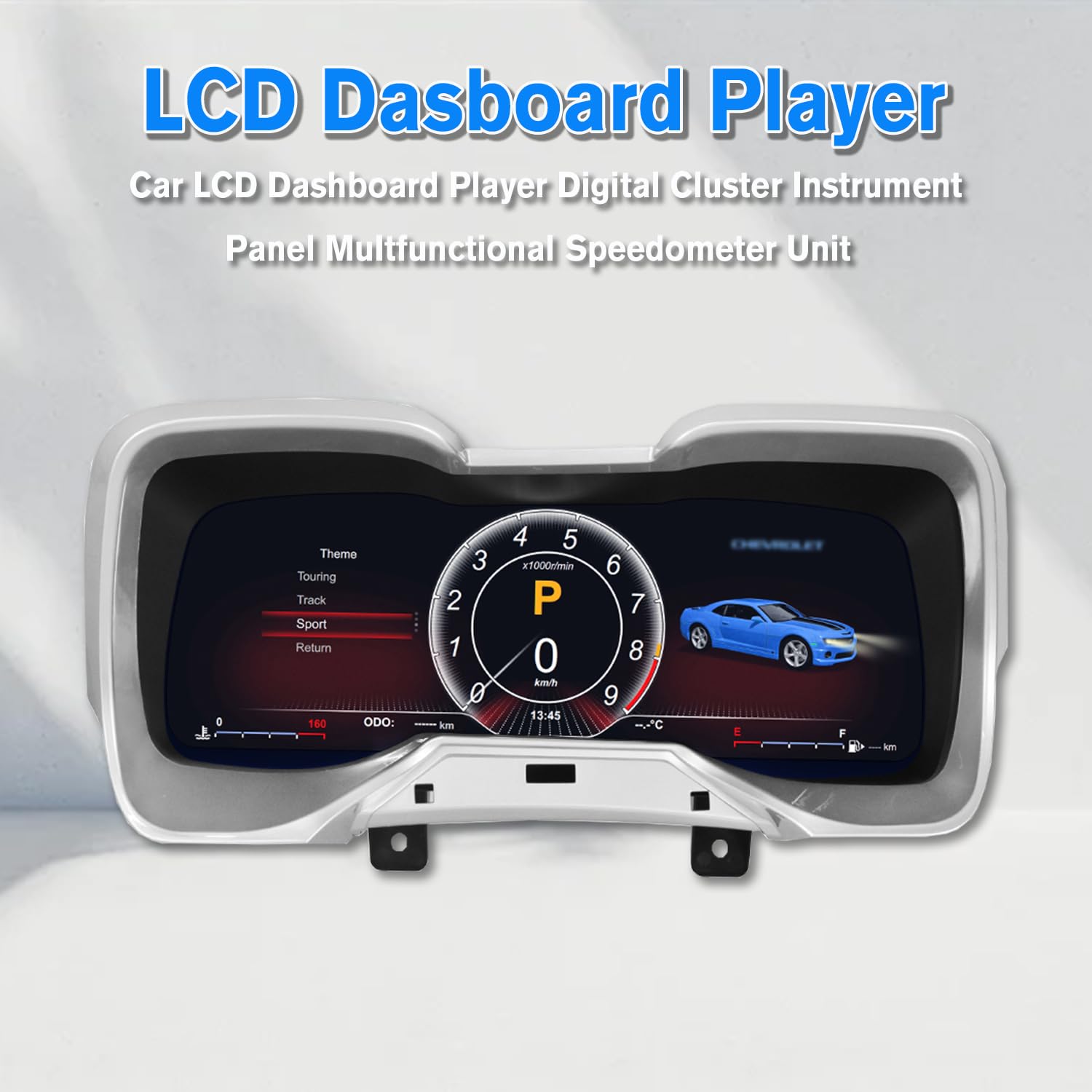 XUENAV Digital Dash for 2010-2015 Chevrolet Camaro SS | LCD Speedometer Instrument Panel Upgrade | ABS Material