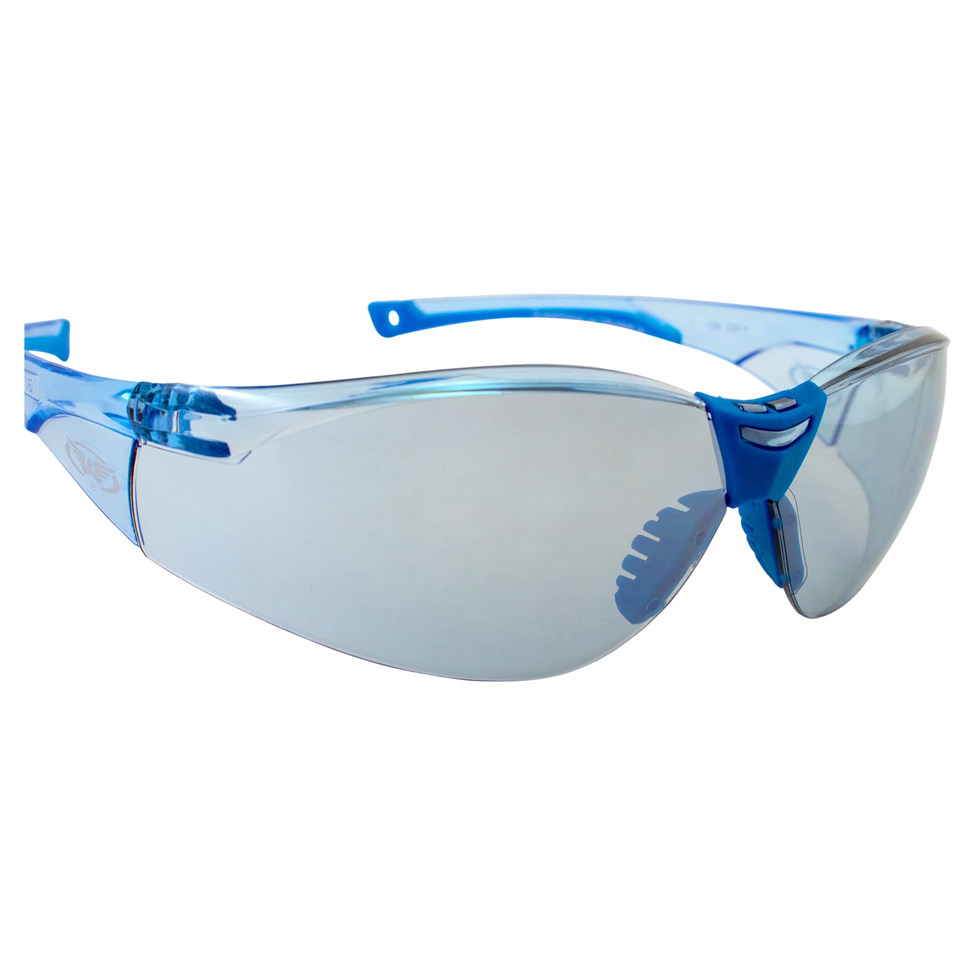 Global Vision Cruisin Safety Sport Motorcycle Sunglasses (Blue)