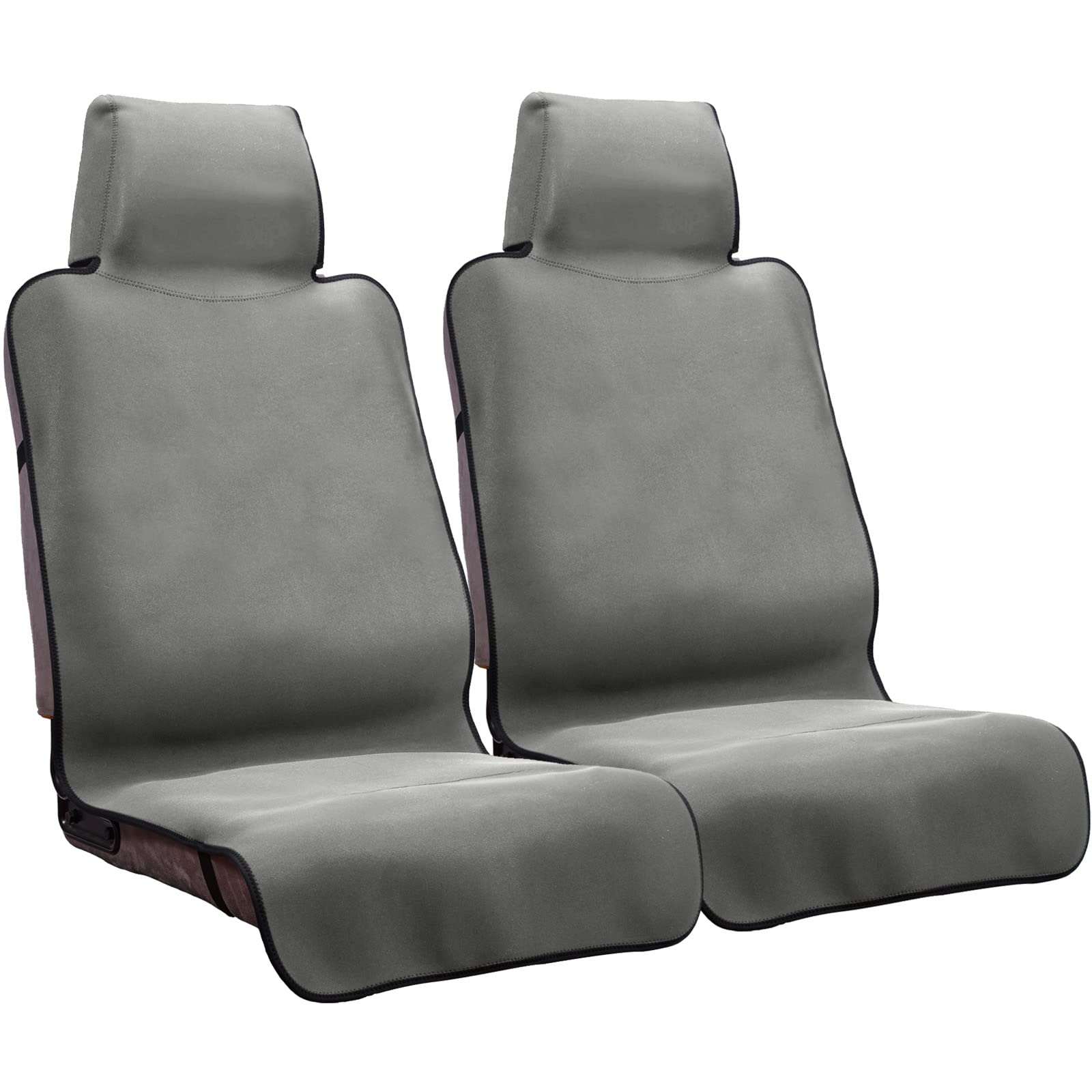 DREAMANIA Waterproof Seat Cover,2PCS Upgraded Neoprene Sweat Carseat Protector, Perfect for Universal Anti-Slip Car Truck SUV Se