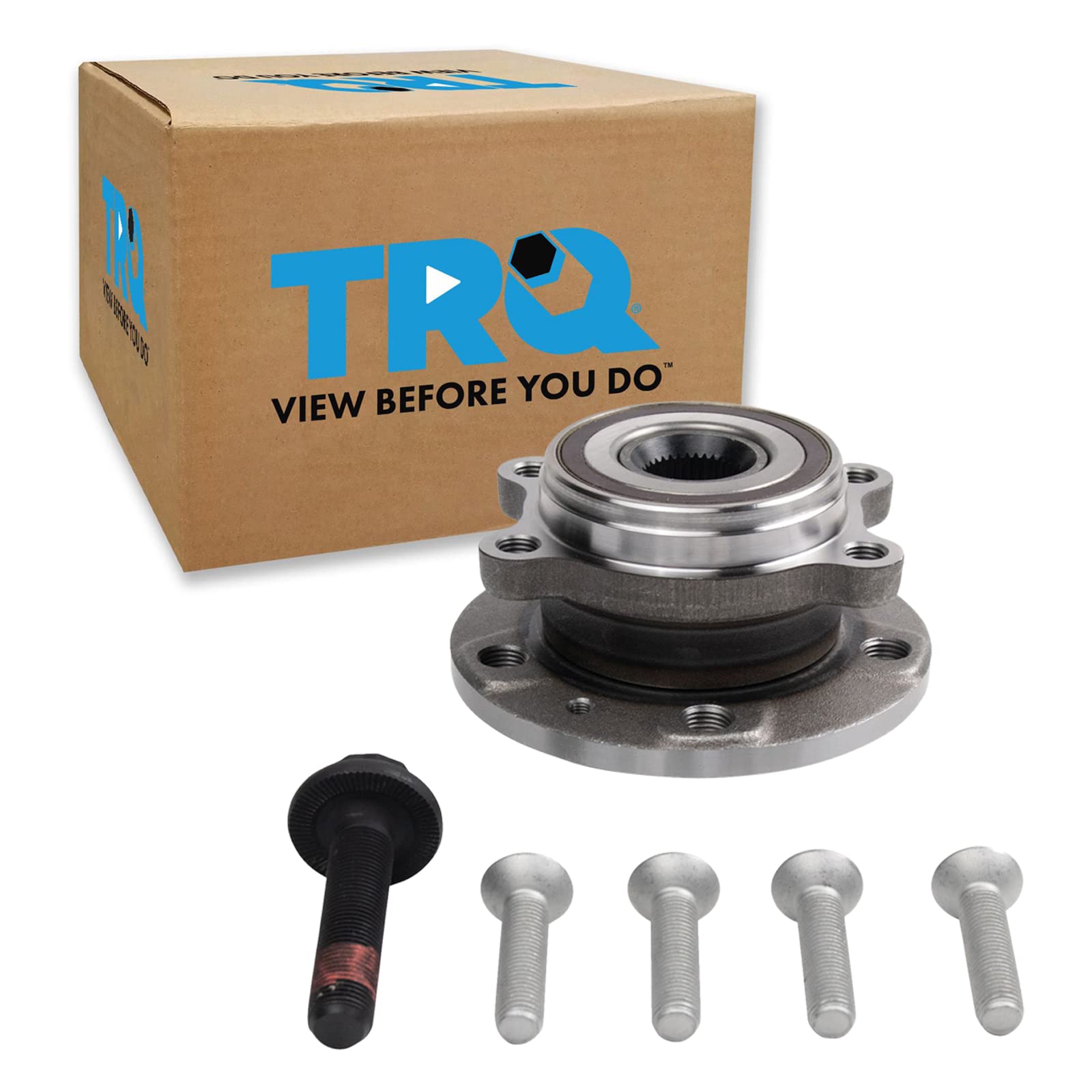 Trq Wheel Hub & Bearing Assembly W/Hardware Kit For Tt Golf Passat Jetta