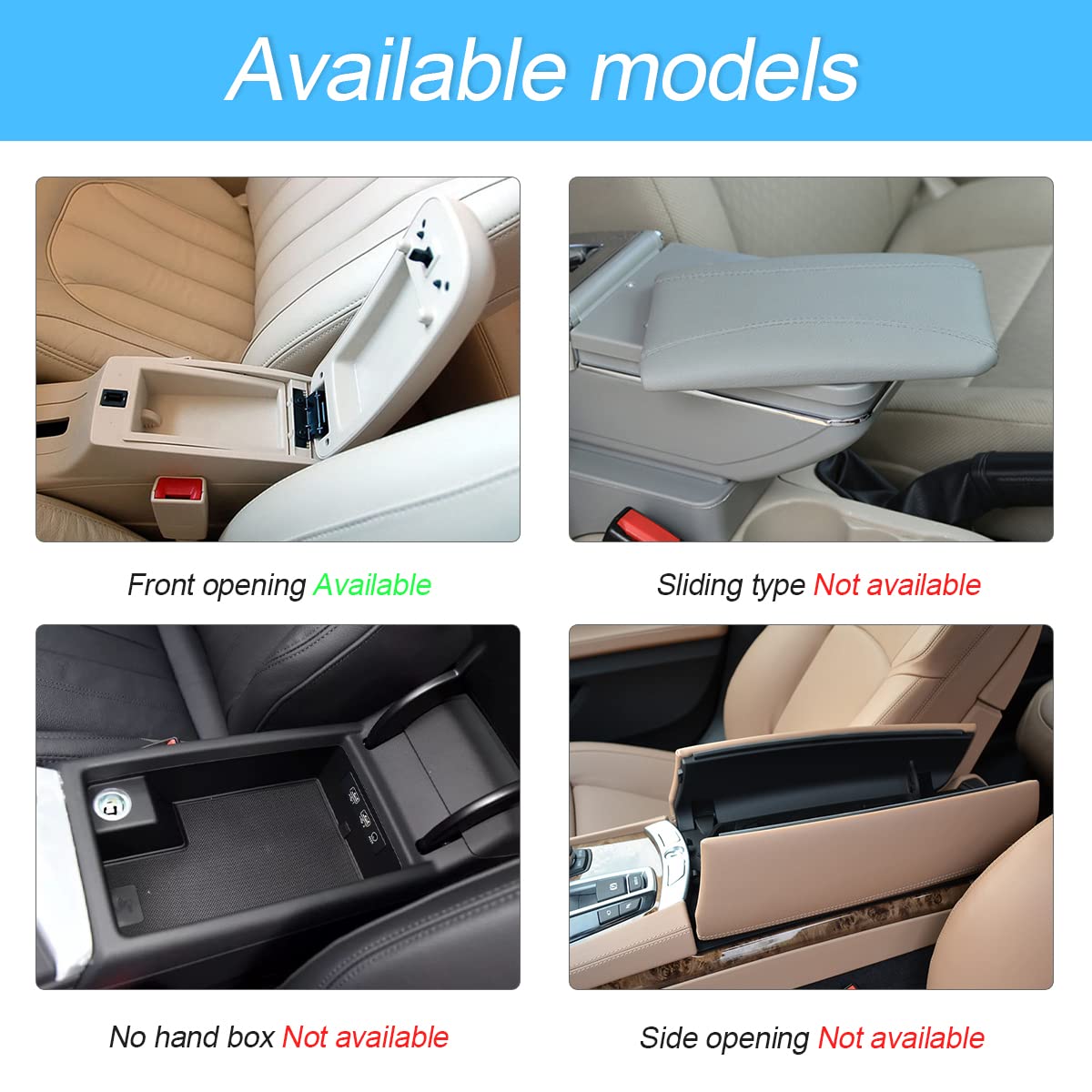 Furry Auto Center Console Cover Pad, 11.8''X7.8'' Soft Sheepskin Wool Armrest Cushion, Fluffy Vehicle Armrest Seat Box Protector