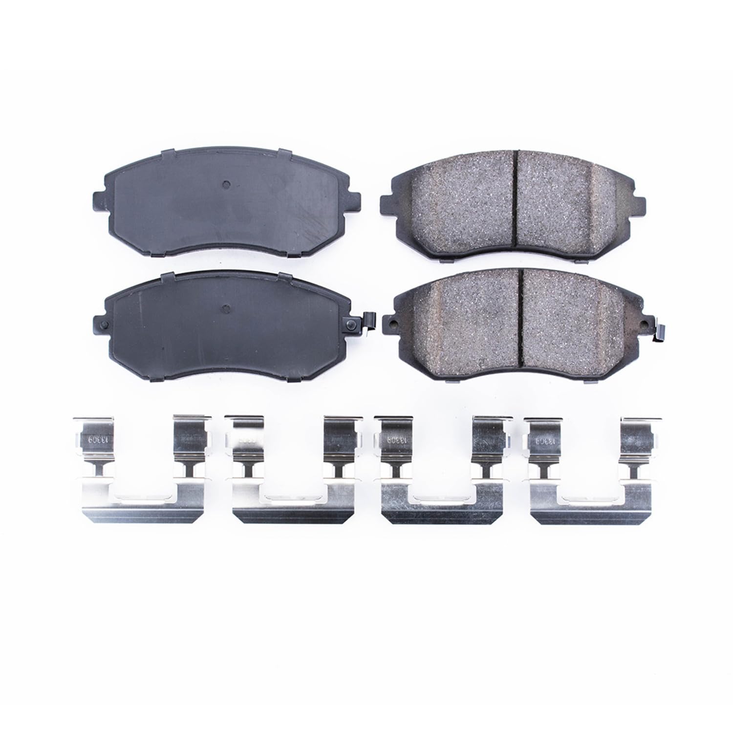Power Stop 17-929 Front Z17 Ceramic Brake Pads With Hardware For 9-2X | Baja Forester Impreza Legacy Outback Wrx [Application Specific]