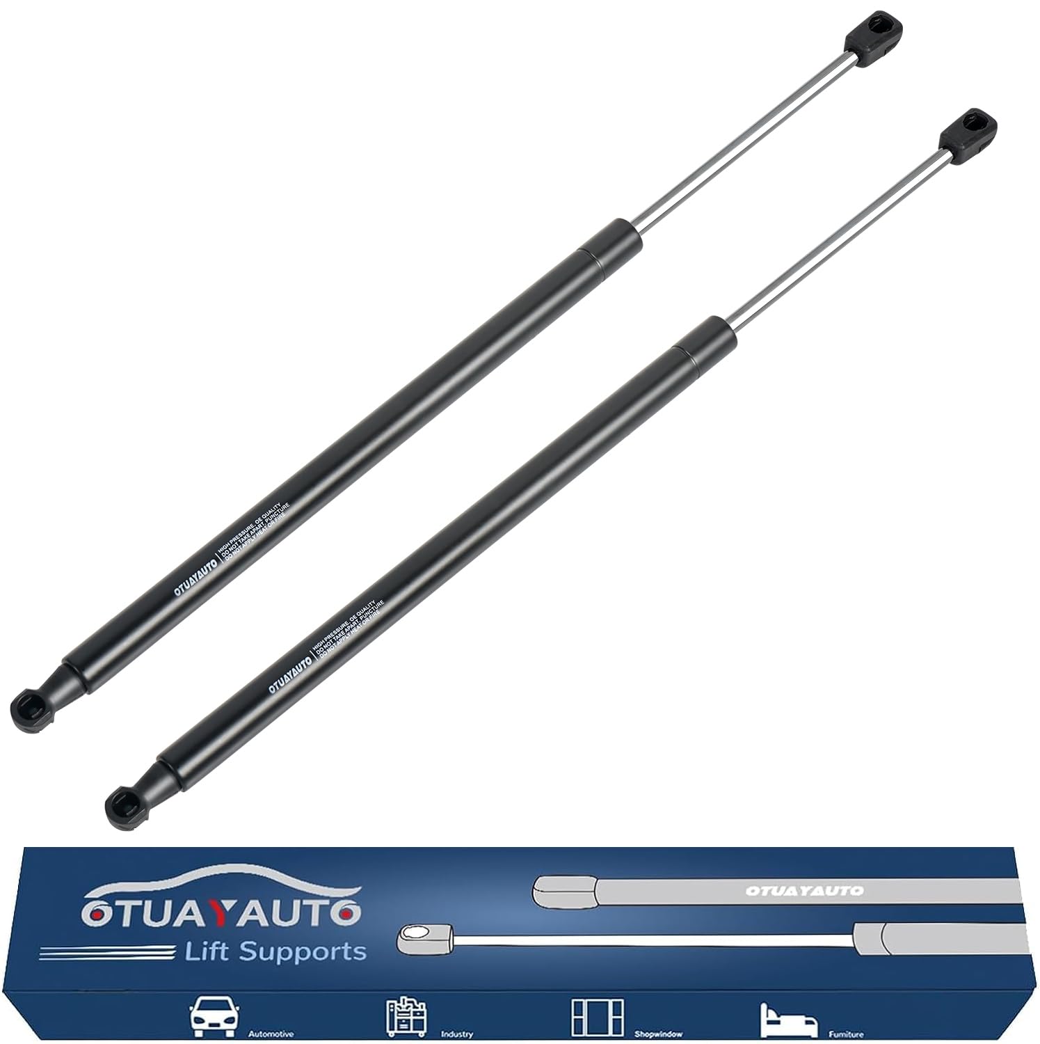 Otuayauto Premium Rear Window Struts Replacement For 2011-2017 Jeep Wrangler 2018 Jk Shocks Lift Supports Oem#6678, 68068261Aa (
