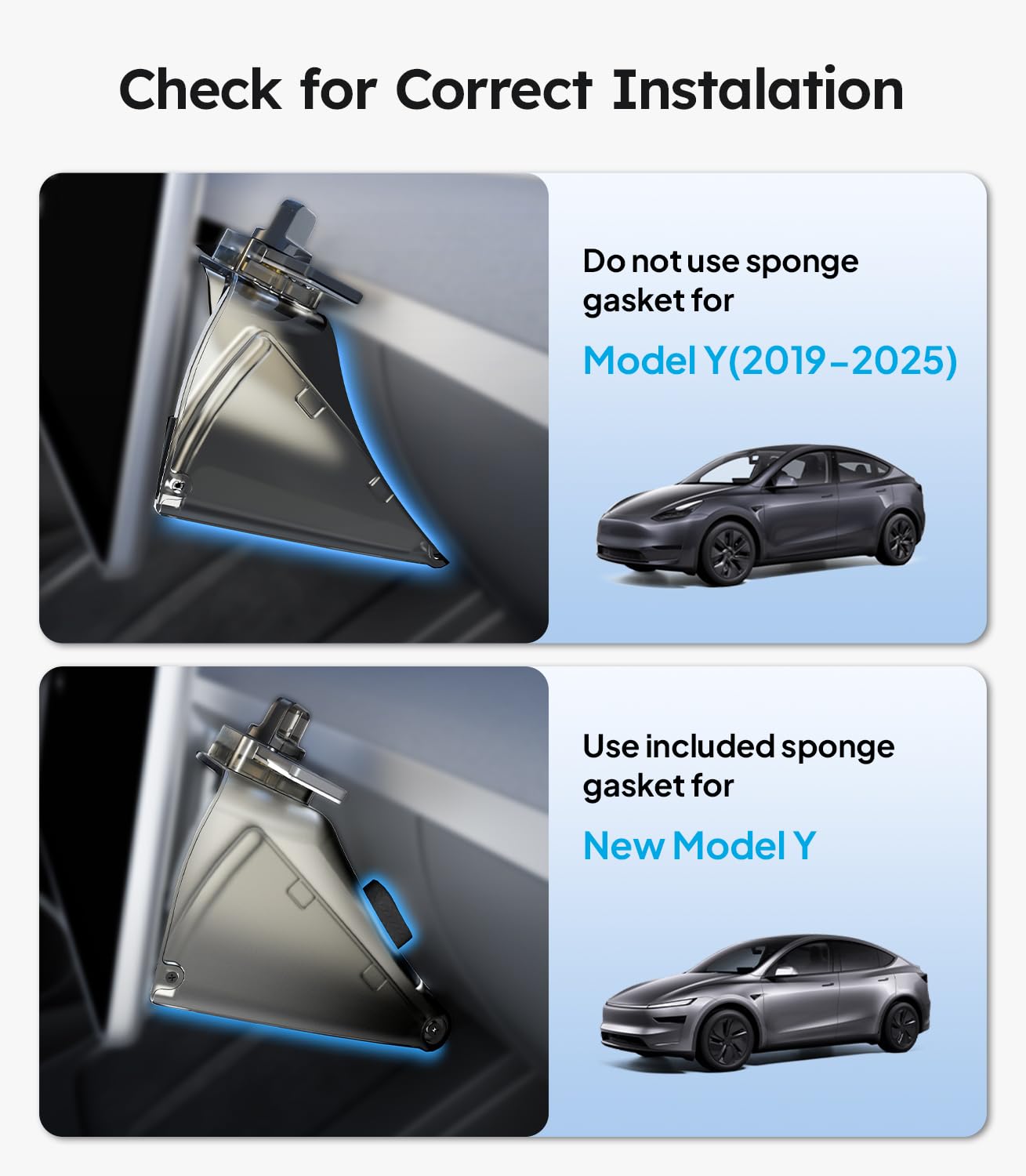 Wigoo Tesla Model Y Juniper Under Screen Storage Box [Hidden Design & Stable Installation] New Model Y Juniper Accessories, Cent