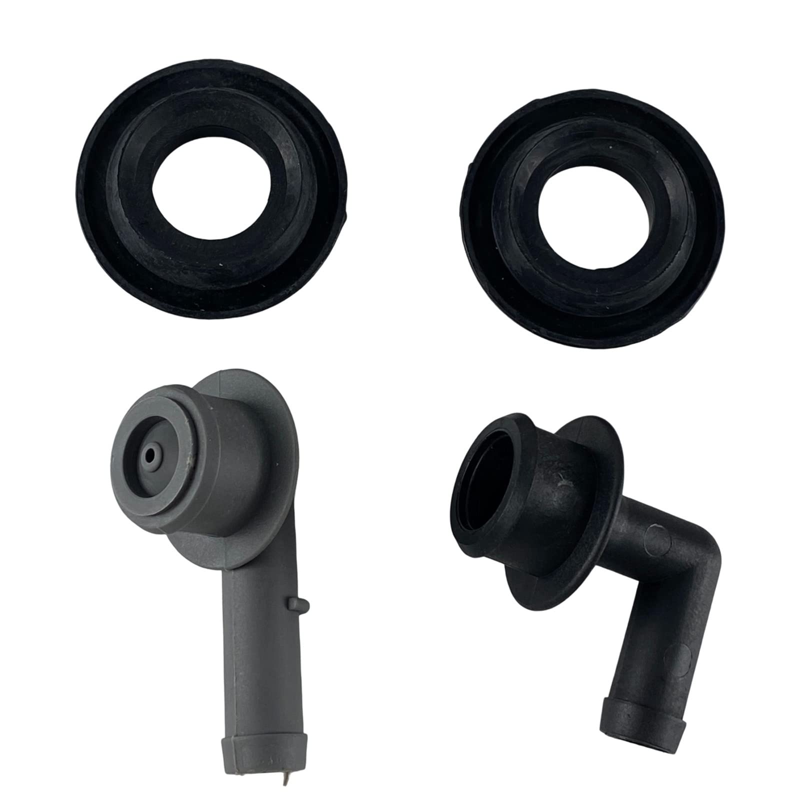 Xdf 53013360Aa Pcv Ccv Vent Valve Elbow & Grommet Set Pcv Ccv 2X Vent Valve Elbows And 2X Grommets Compatible For Jeep Grand Che