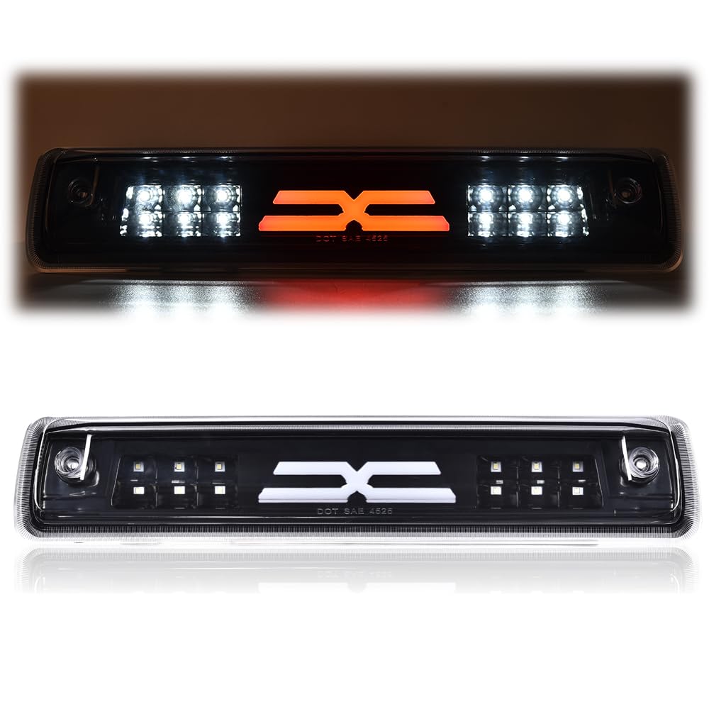 LQI LED 3rd Third Brake Light Compatible with Chevy Colorado/GMC Canyon 2015-2018 High Mount Rear Stop Light Cargo Lamp Type X l