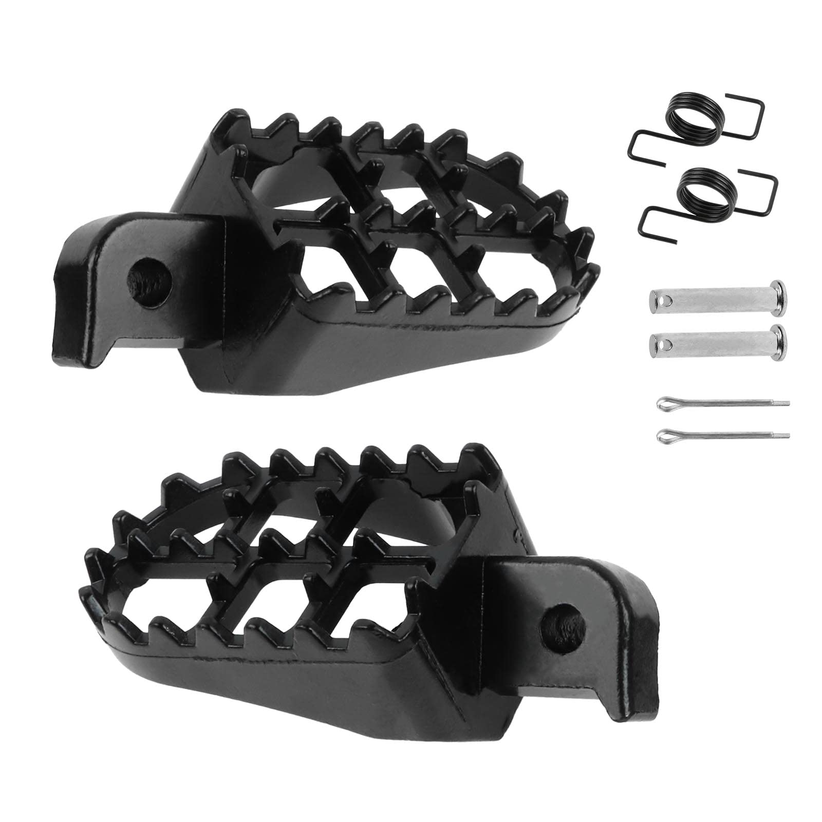 Flypig Aluminium Footpegs Foot Pegs Footrest Foot Rest For Dirt Bike 50 70 90 110 125Cc Pw50 Pw80 Tw200 Xr50R Crf70 Crf80 Crf100