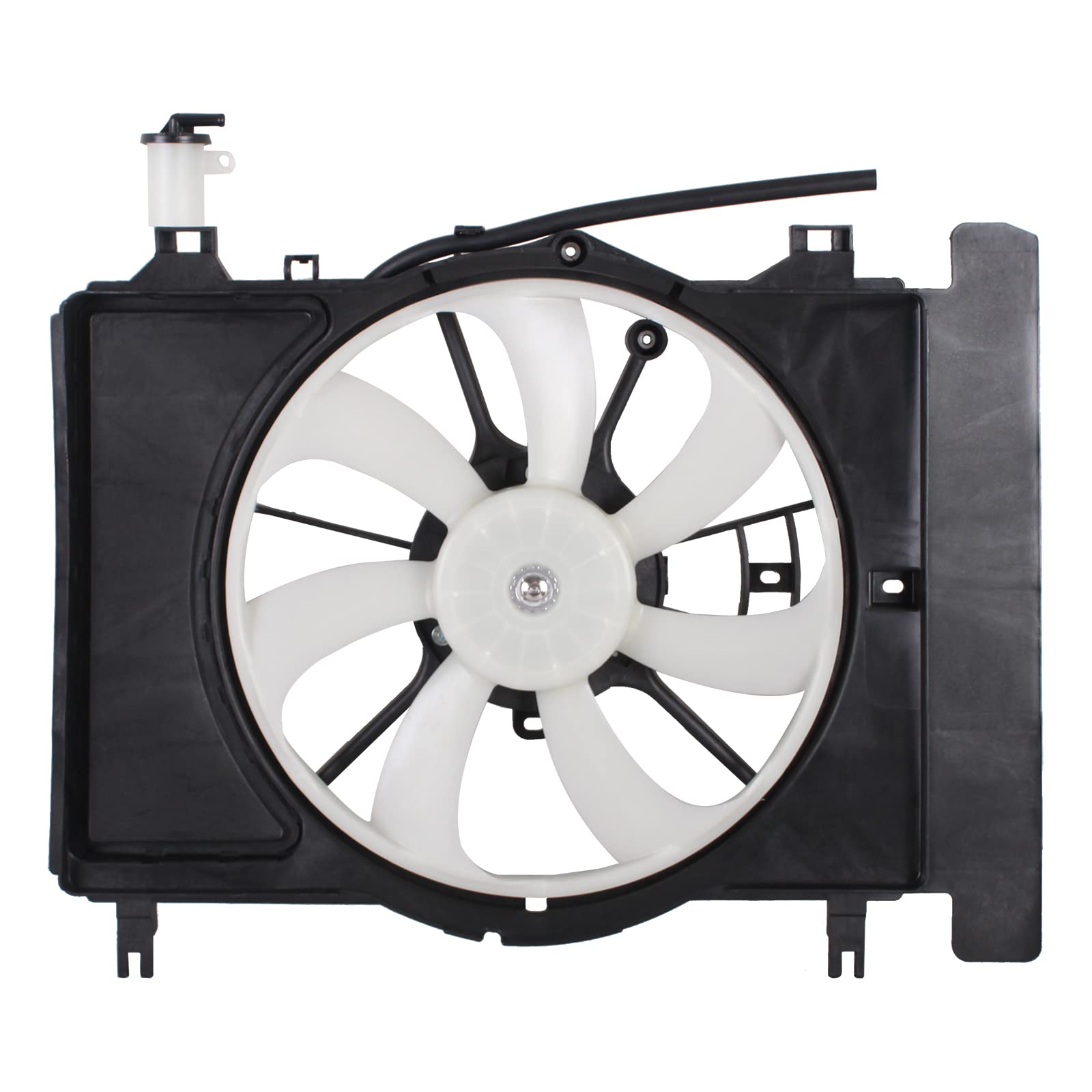 TYG OE Replacement(CAPA Quality) Cooling Fan Extra Silent for 2007-2012 Toyota Yaris Sedan, 2007-2011 Hatchback/2012-2014 Japan