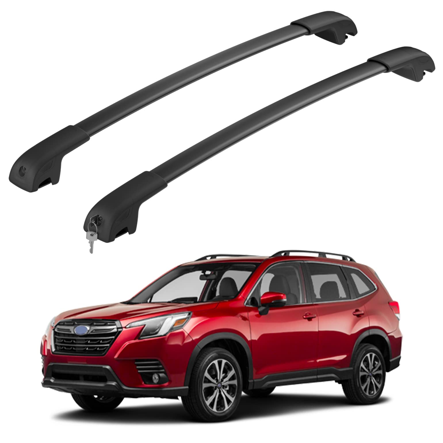 Hmmtyrack Car Roof Rack Cross Bars Compatible With Subaru Ascent 2019-2025 With Lock, Aluminum Cross Bar For Rooftop Cargo Carri