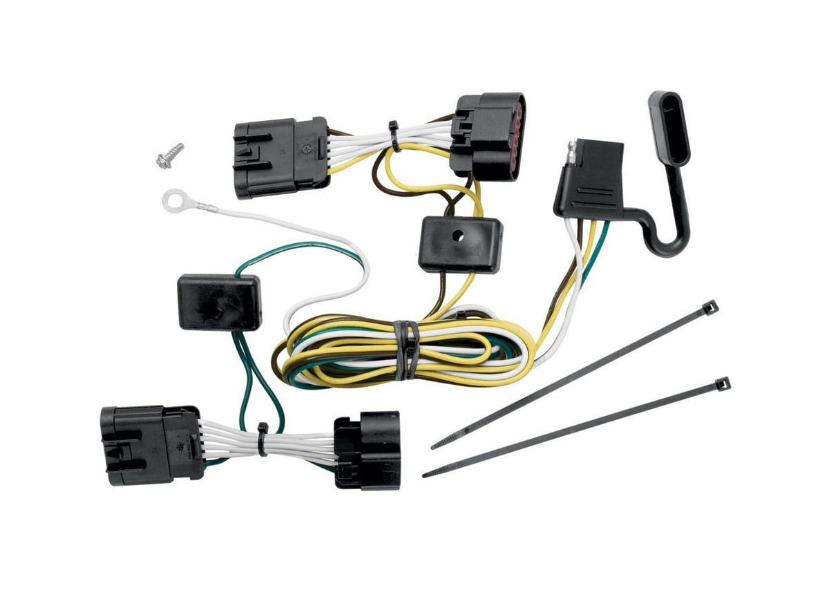 Tekonsha 118396 T-One T-Connector Harness, 4-Way Flat, Compatable with 2005-2007 Buick Terraza, 2005-2009 Chevrolet Uplander, 20