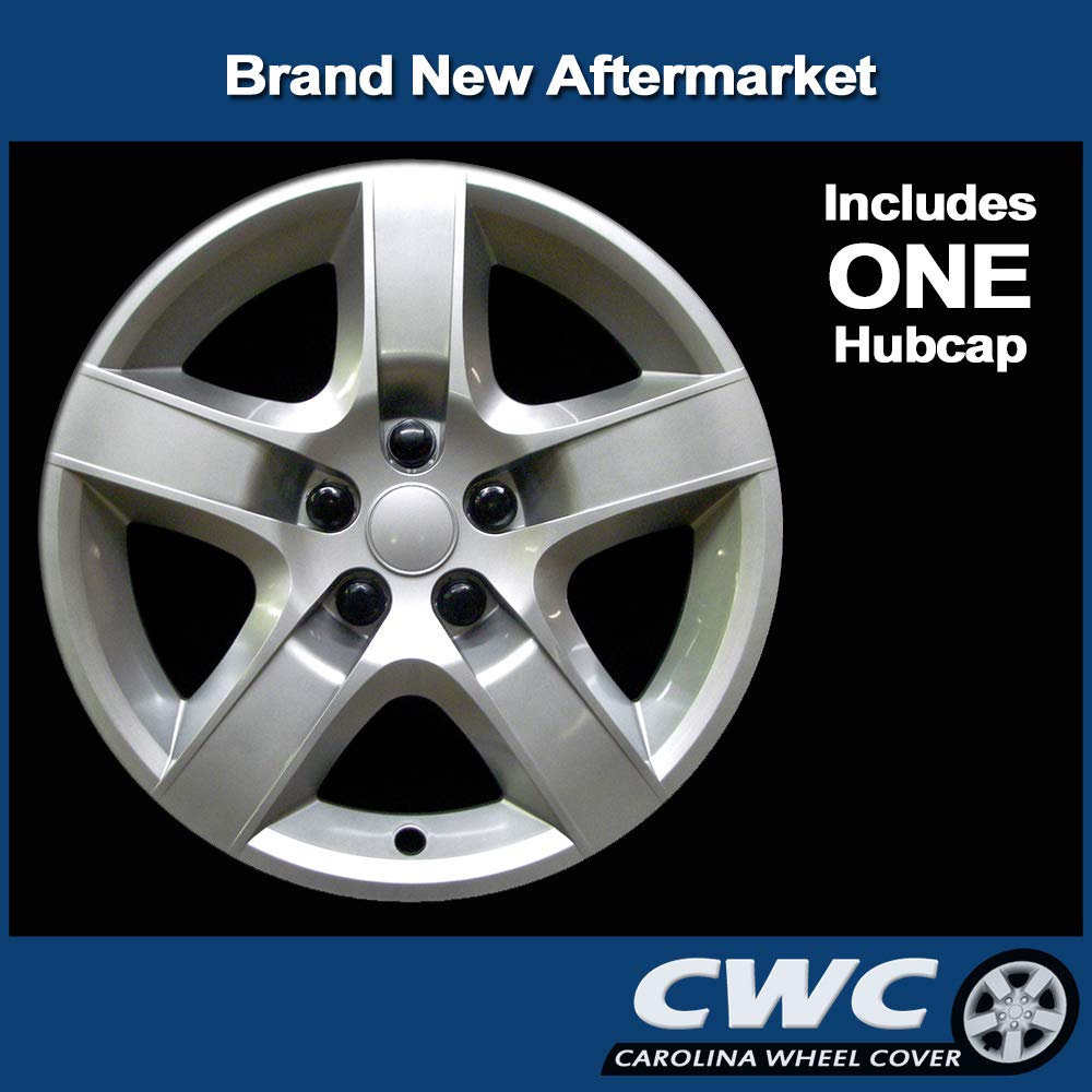 Premium Replica Hubcap, Replacement For Chevy Malibu 2008-2012, 17-Inch Wheel Cover (1-Piece)