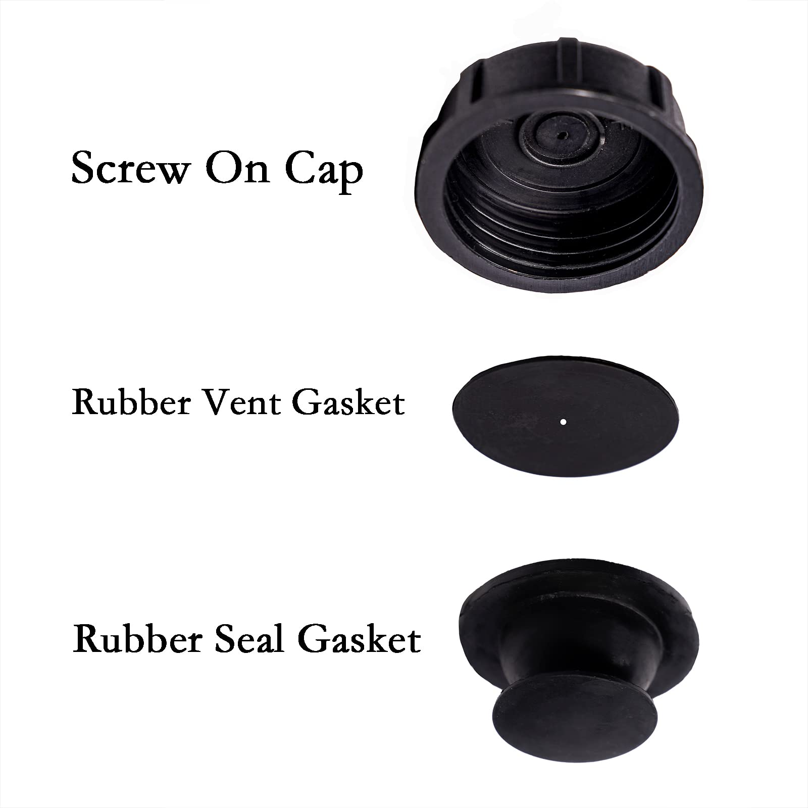 Jmchstore Vent Gas Fuel Tank Cap For Coleman Ct100U, Screw On Gas Cap Cc100X, 154F Engine (Type A)