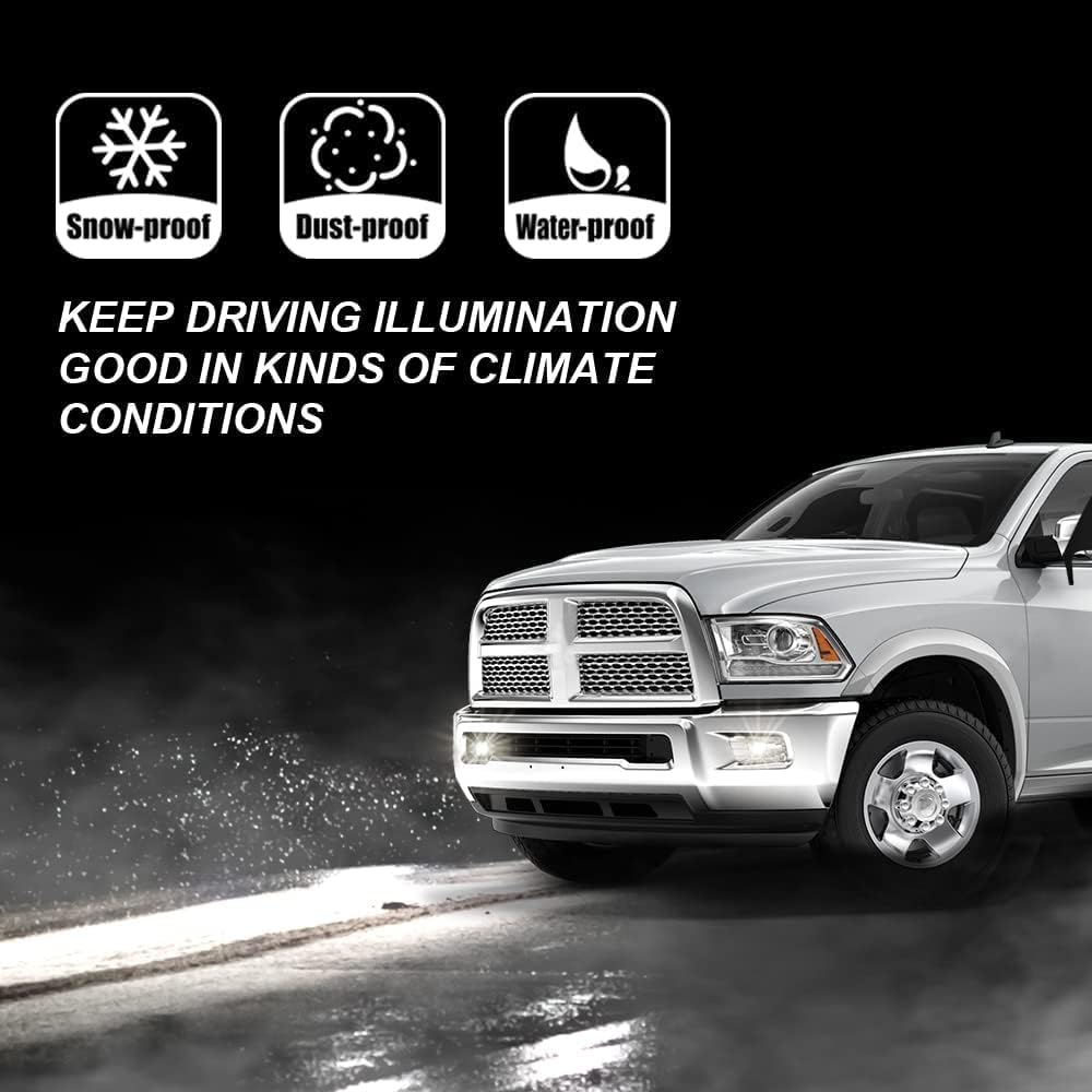 G-Plus Fog Lights Compatible With Chevy Silverado 1500 2007-2015/Fit Chevy Silverado 2500Hd 3500Hd 2007-2014 /Fit Chevy Avalanch