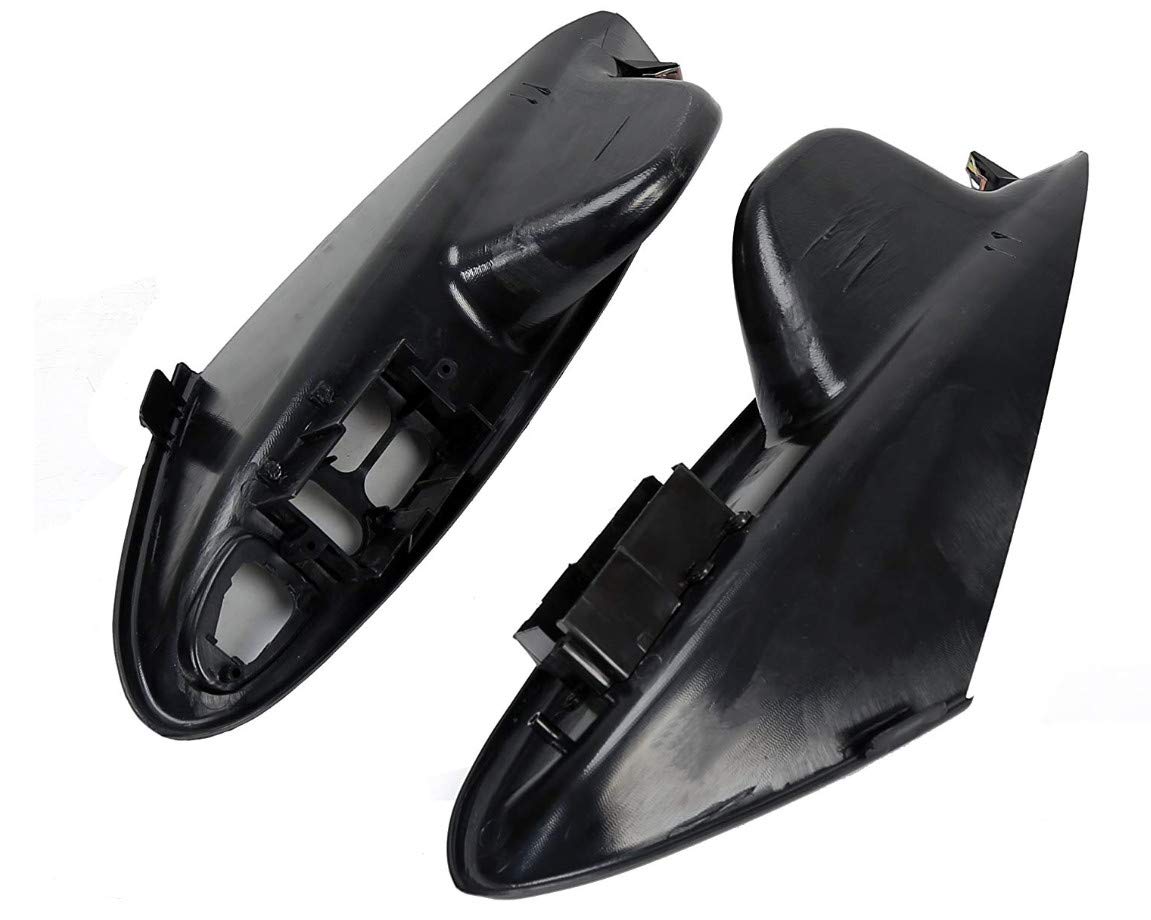 ECOTRIC Interior Inside Door Panel Pull Handle Compatible with 1994-2004 Mustang Hard Top Cover Replacement Part Number F7ZZ-14527-BA, F7ZZ14527BA, F7ZZ-14528-BA, F7ZZ14528BA Pair Set 2-Door Coupe