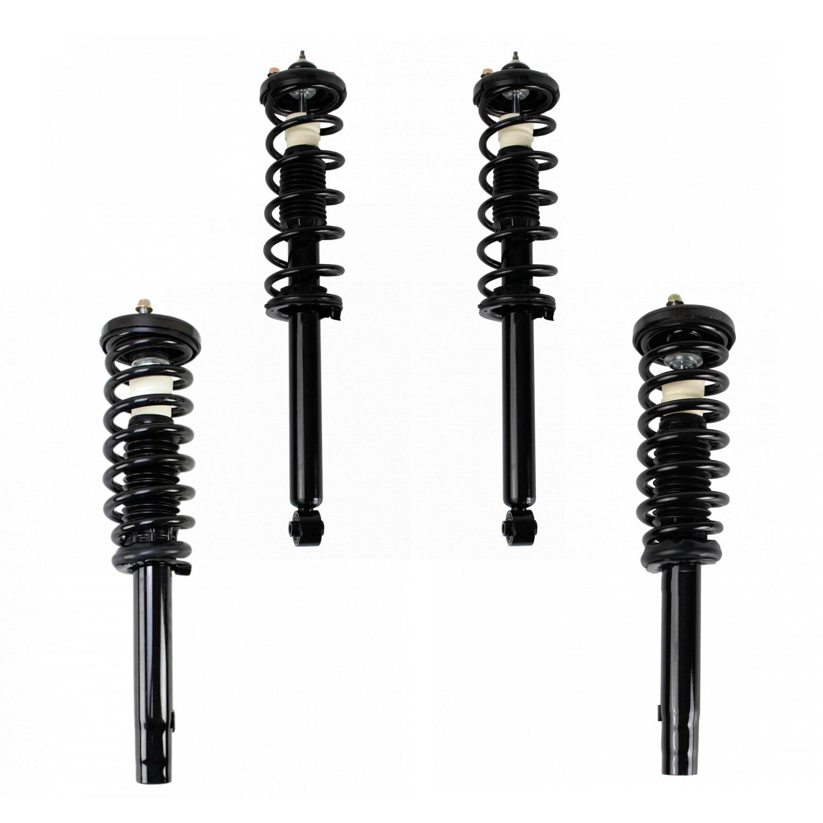 Trq Front And Rear Strut & Coil Spring Assembly Set Driver & Passenger Sides Compatible With 04-08 Acura Tsx
