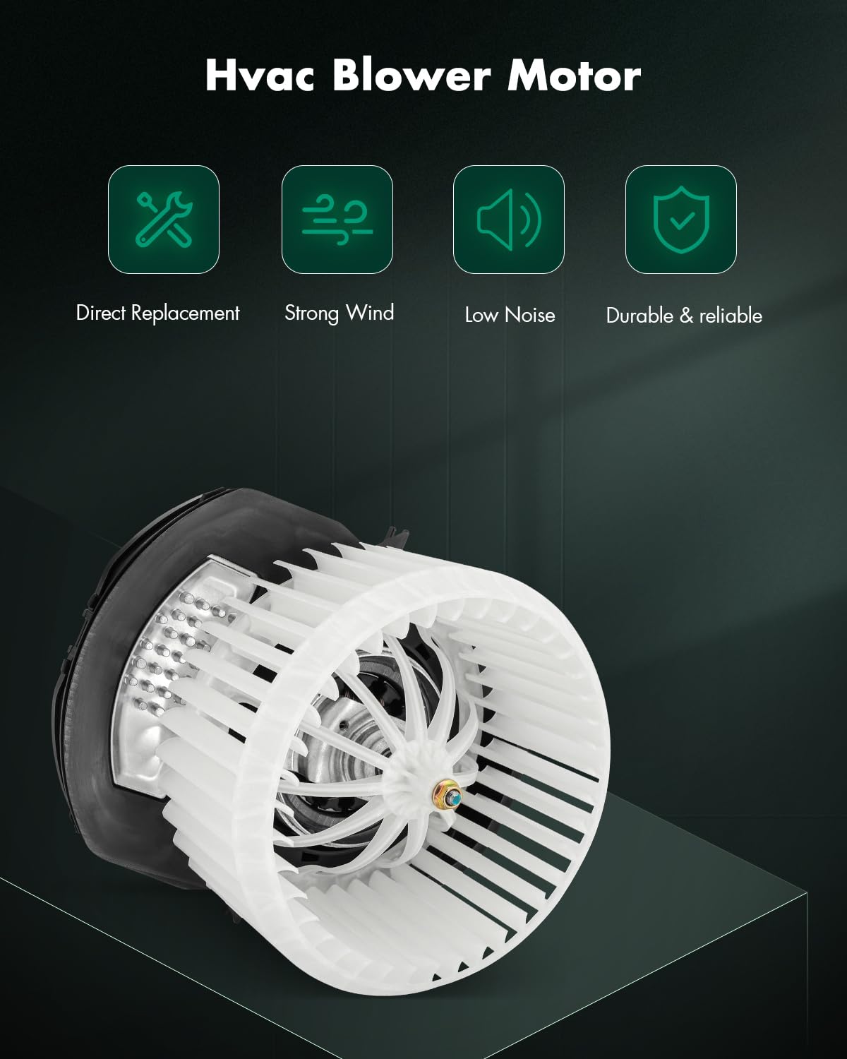 Scitoo Hvac Heater Blower Motor With Fan Cage Front 7P0820021 For Porsche For Cayenne 2011-2018,For Volkswagen For Touareg 2011-