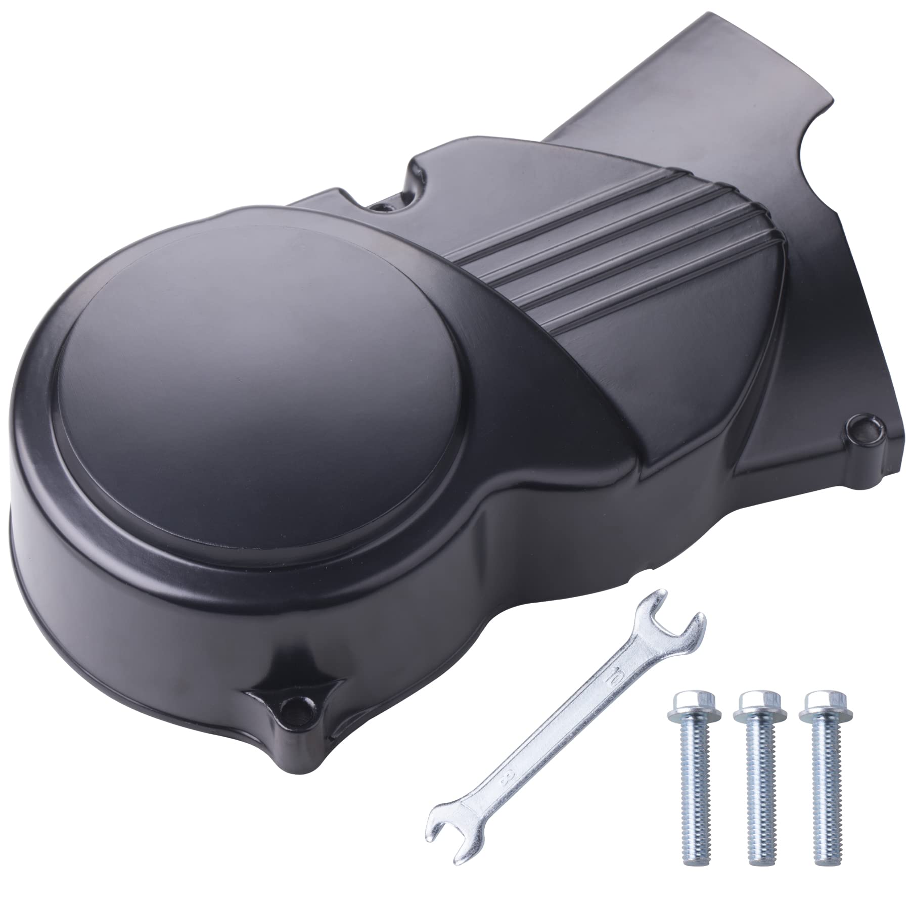 JINGKE Black Left Engine Stator Cover for Chinese 50cc 70cc 90cc 110cc 125cc Dirt Pit Bike CRF50 XR50 SSR Thumpstar Apollo Stomp