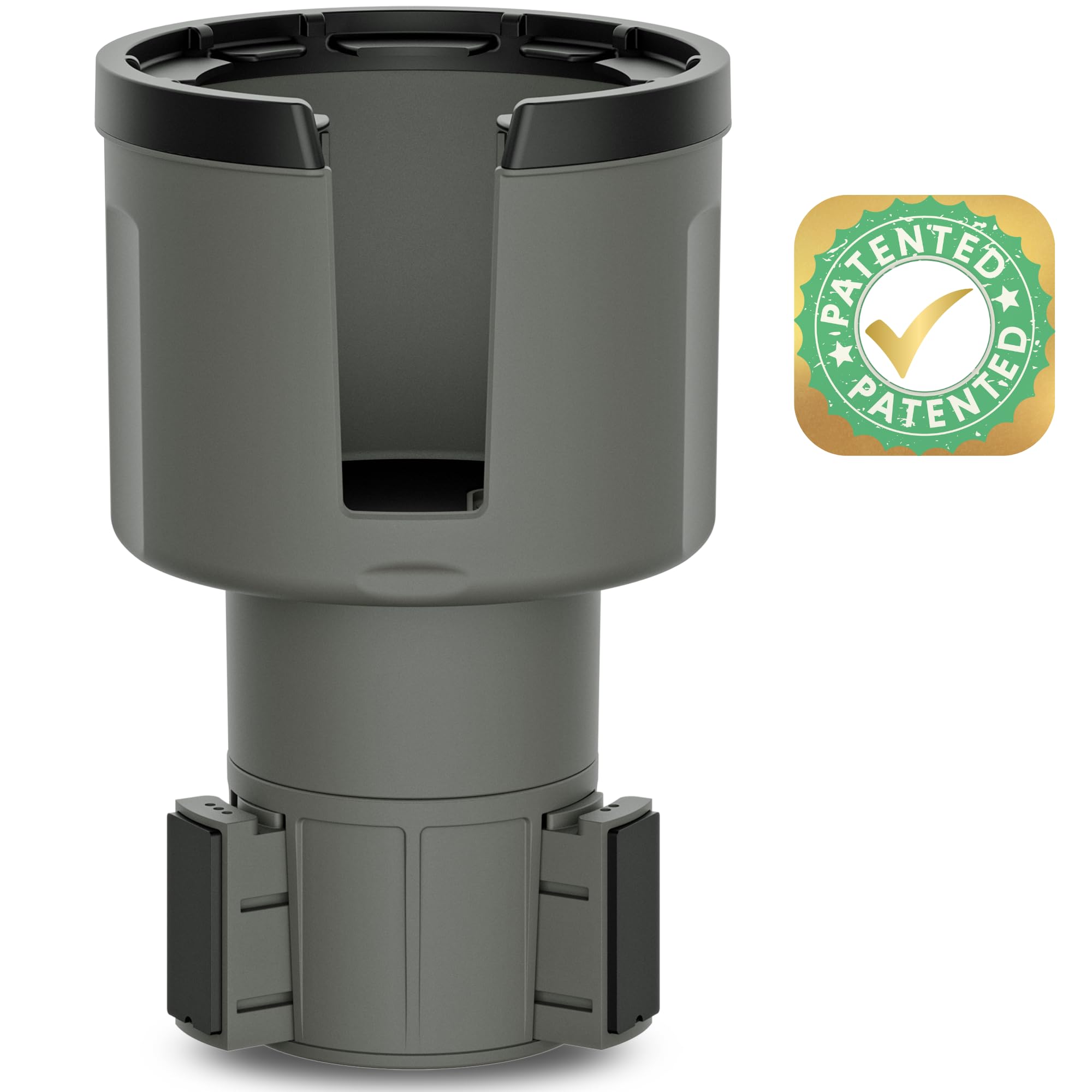 Swigzy Car Cup Holder Expander Adapter (Adjustable) - Holds Hydro Flask, Yeti, Nalgene, Large 32/40 Oz. Bottles & Big Drinks - G