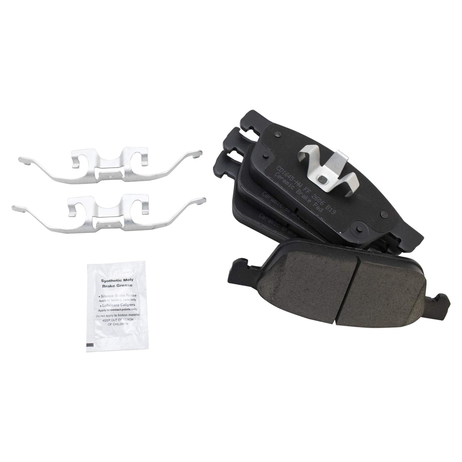 TRQ Front Brake Pads Ceramic Compatible with 2013-2018 Ford Escape 2014-2022 Transit Connect 2017-2018 Lincoln MKC