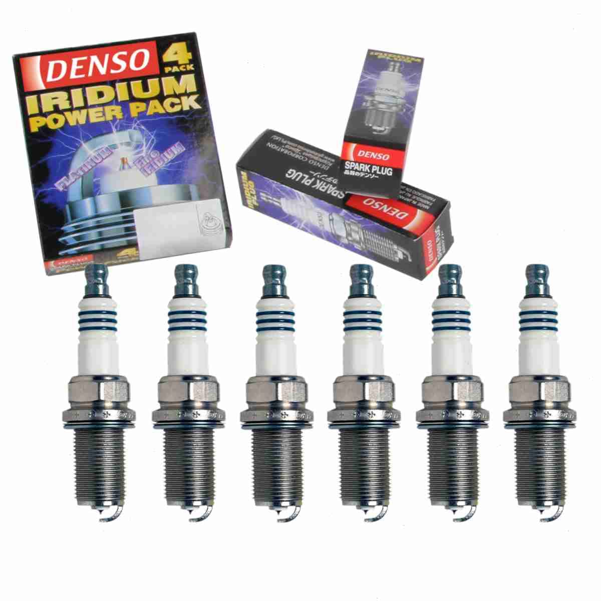 6 pc DENSO Iridium Power Spark Plugs compatible with Toyota Avalon 3.5L V6 2005-2016
