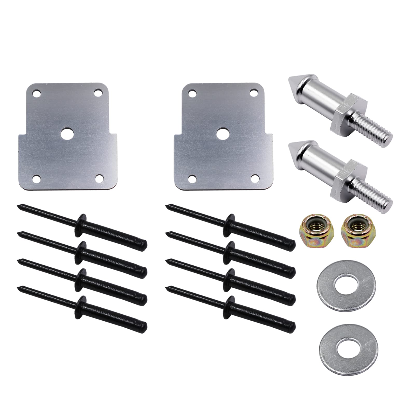 Pair(2) ATV Seat Peg Post Repair Kit #2204383 Compatible With 2008-2016 Polaris Ranger 700 800 XP Outlaw 110 4x4