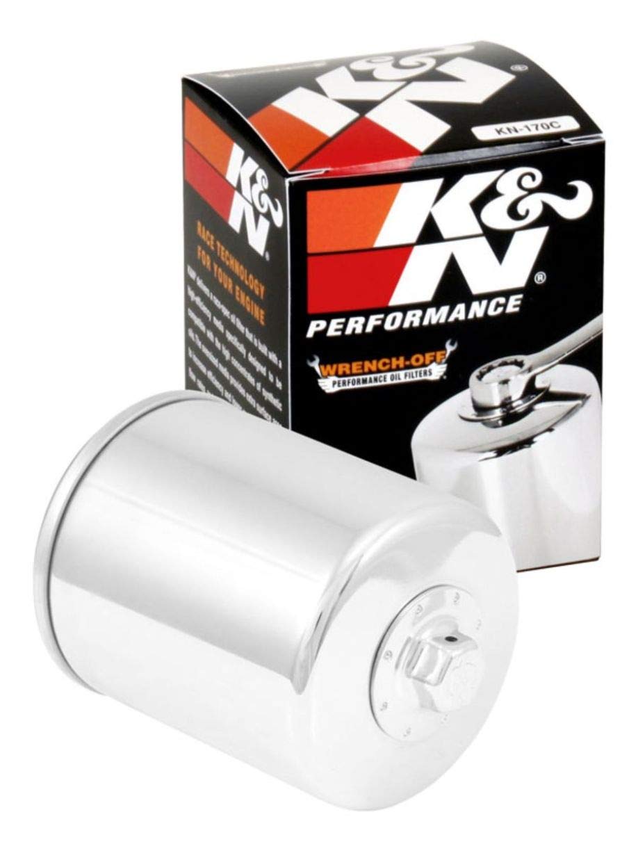 K&N Motorcycle Oil Filter: High Performance, Premium, Designed To Be Used With Synthetic Or Conventional Oils: Fits Select Harely Davidson Motorcycles, Kn-170C