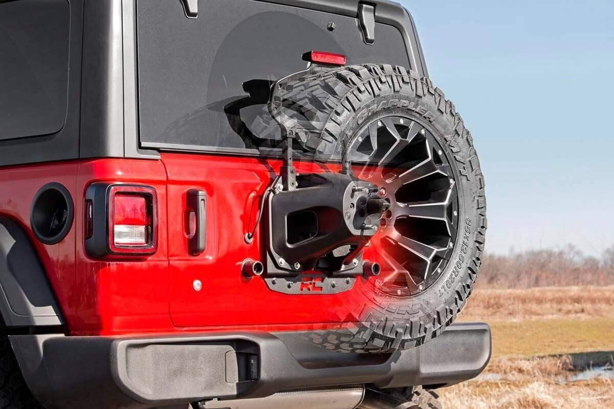 Rough Country Spare Tire Relocation Bracket For 18-24 Jeep Wrangler Jl - 10526