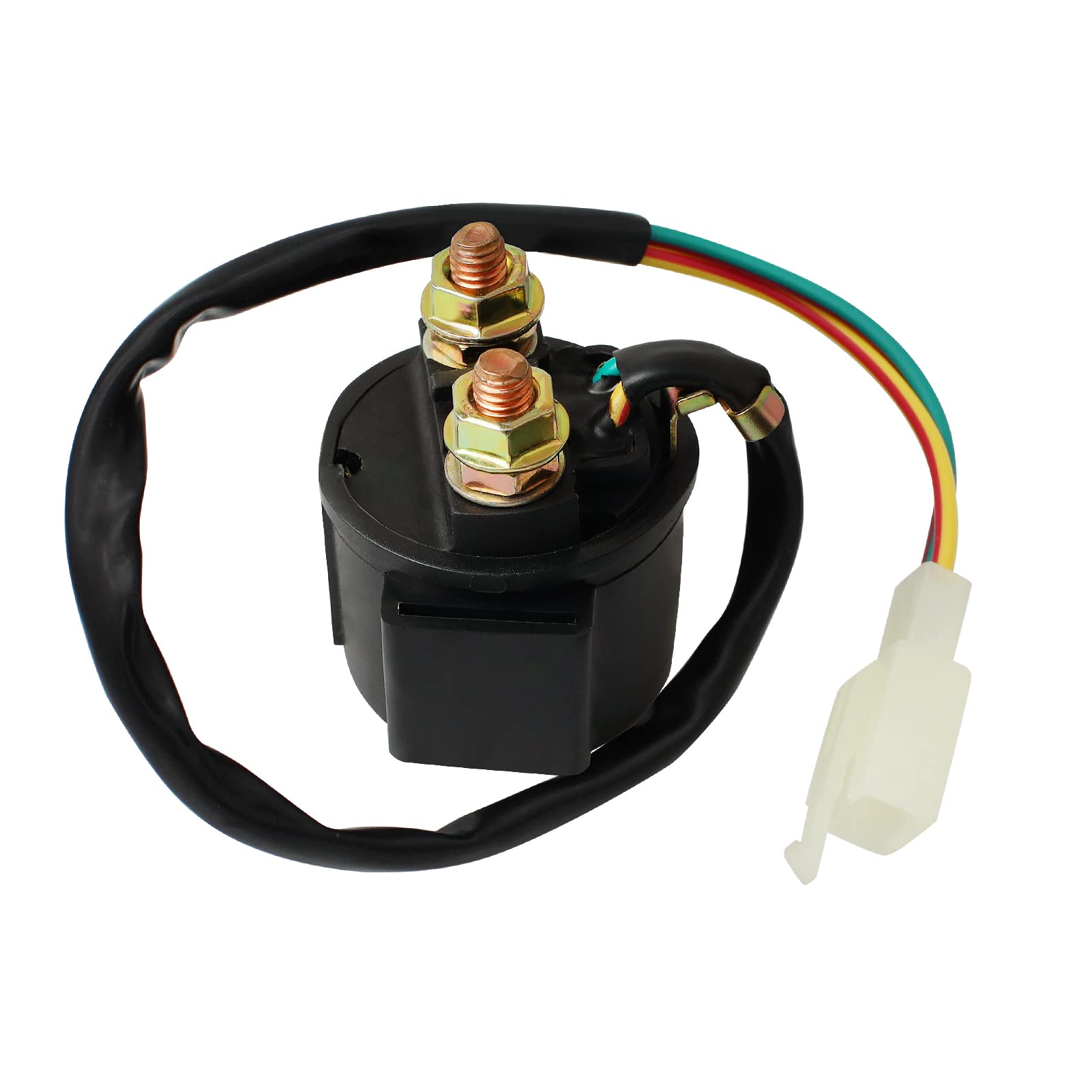 Cyleto Motorcycle Parts Gy6 Starter Solenoid Relay For 4-Stroke Engine 50Cc 150Cc 200Cc 250Cc Atv Dirt Bikes Scooters Go Kart Dn