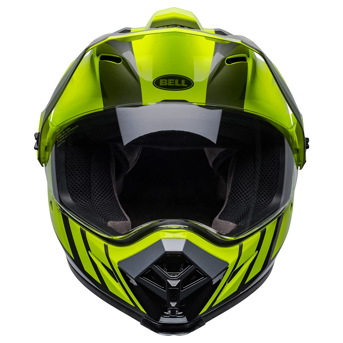 Bell Mx-9 Adventure Mips Dirt Helmet (Dash Hi-Viz Yellow/Gray - Xx-Large)
