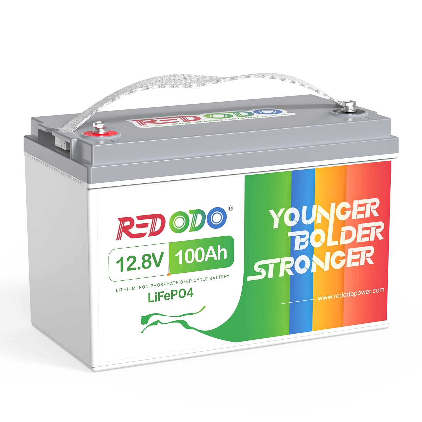 Redodo 12V 100Ah Lifepo4 Battery, Group 31 Lithium Battery With 100A Bms, Up To 15000 Deep Cycles Battery For Rv, Solar, Trolling Motor And Off Grid