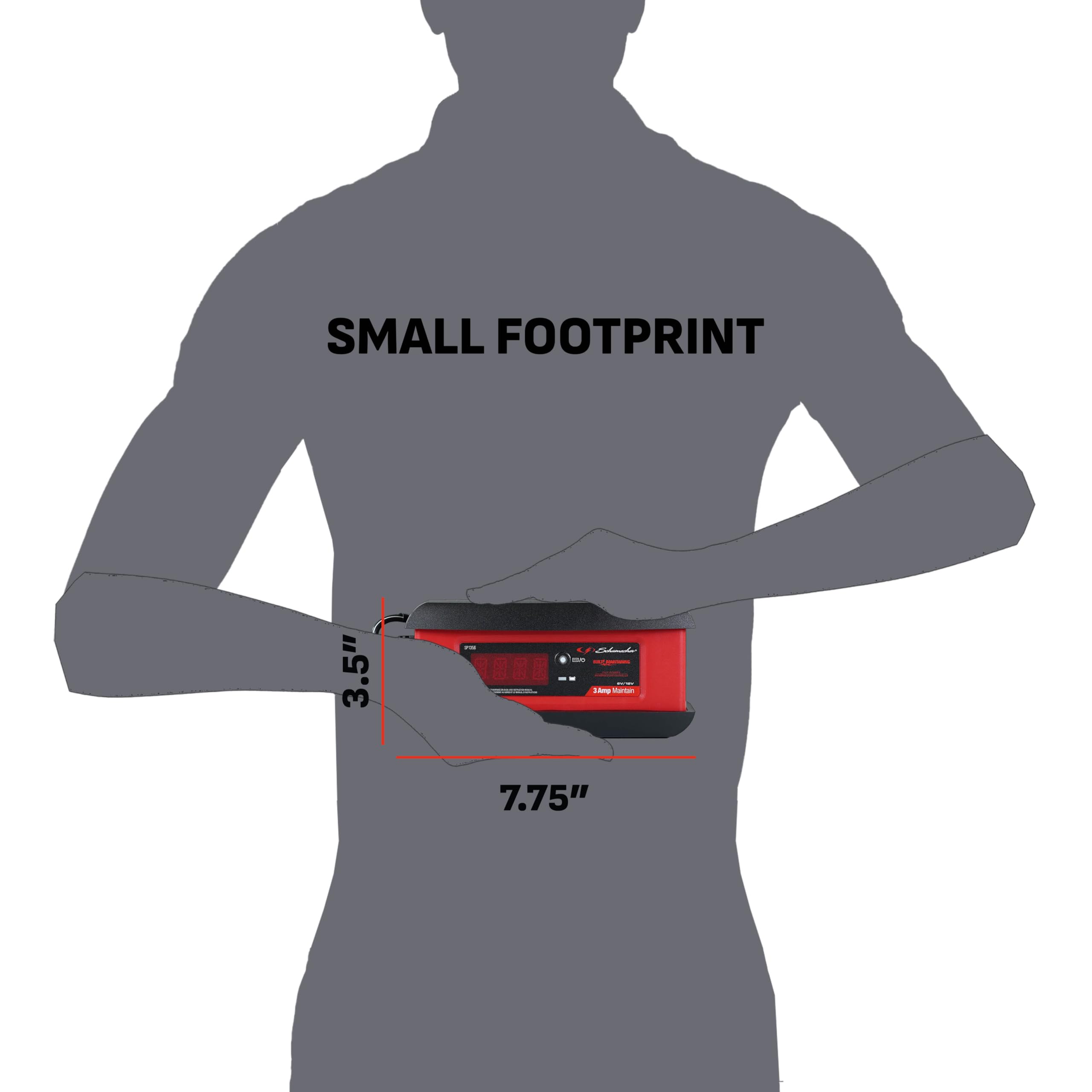 Schumacher Electric 3-in-1 Battery Charger, Maintainer, and Auto Desulfator, SP1297 Fully Automatic - 3 Amp, 12 Volt - For Cars, Motorcycles, Lawn Tractors, Power Sports, Marine Batteries