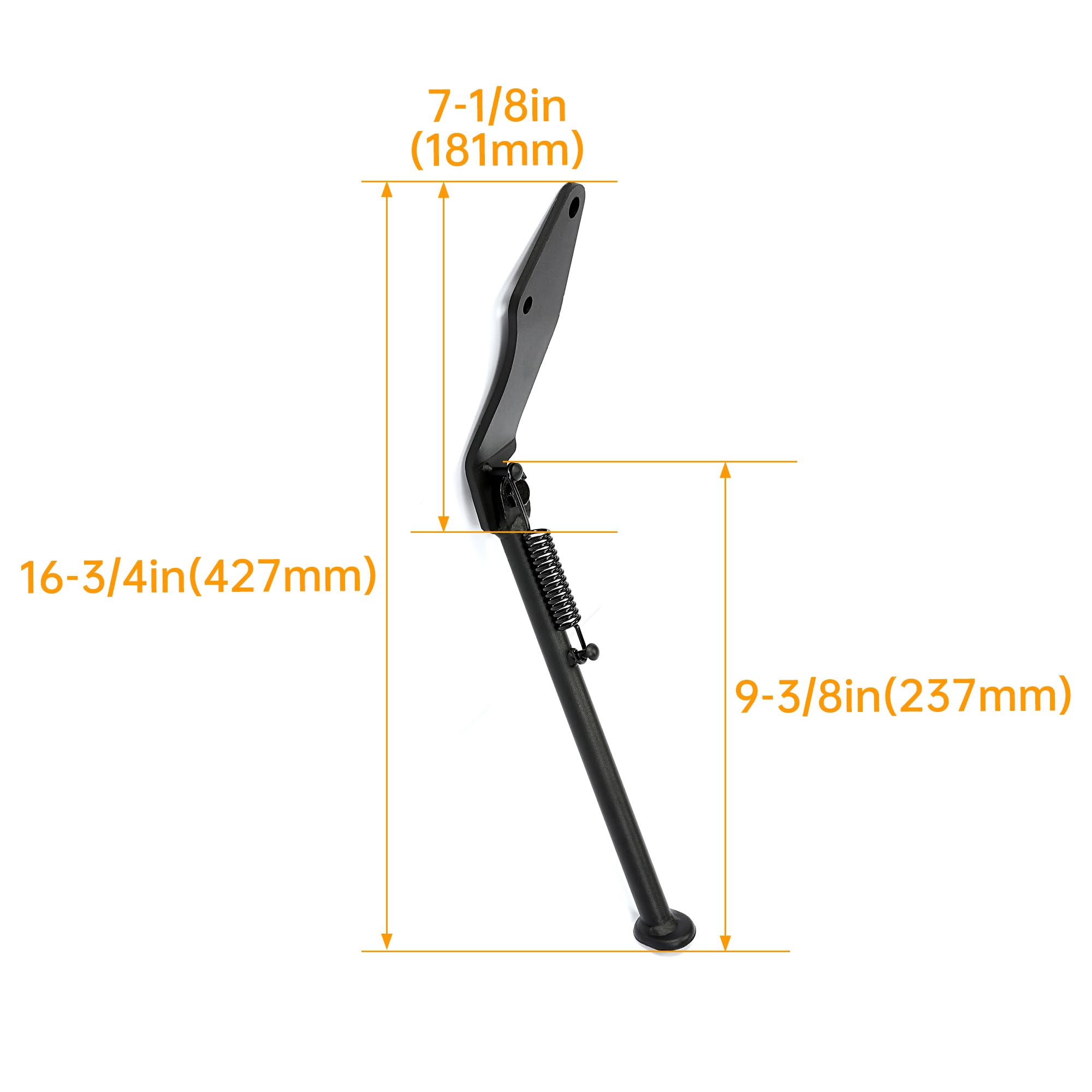 Kojem Rider Bolt on Kickstand Side Kick Stand Compatible with 2000 to Current Kawasaki KX 65 Models and 2003-2005 Suzuki RM 65