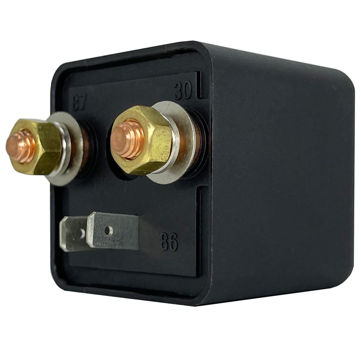 Irhapsody 200A 12V Continuous Duty Relay - 4 Pin Starter, Spst High Current Power On/Off Control, Split Charge Switch