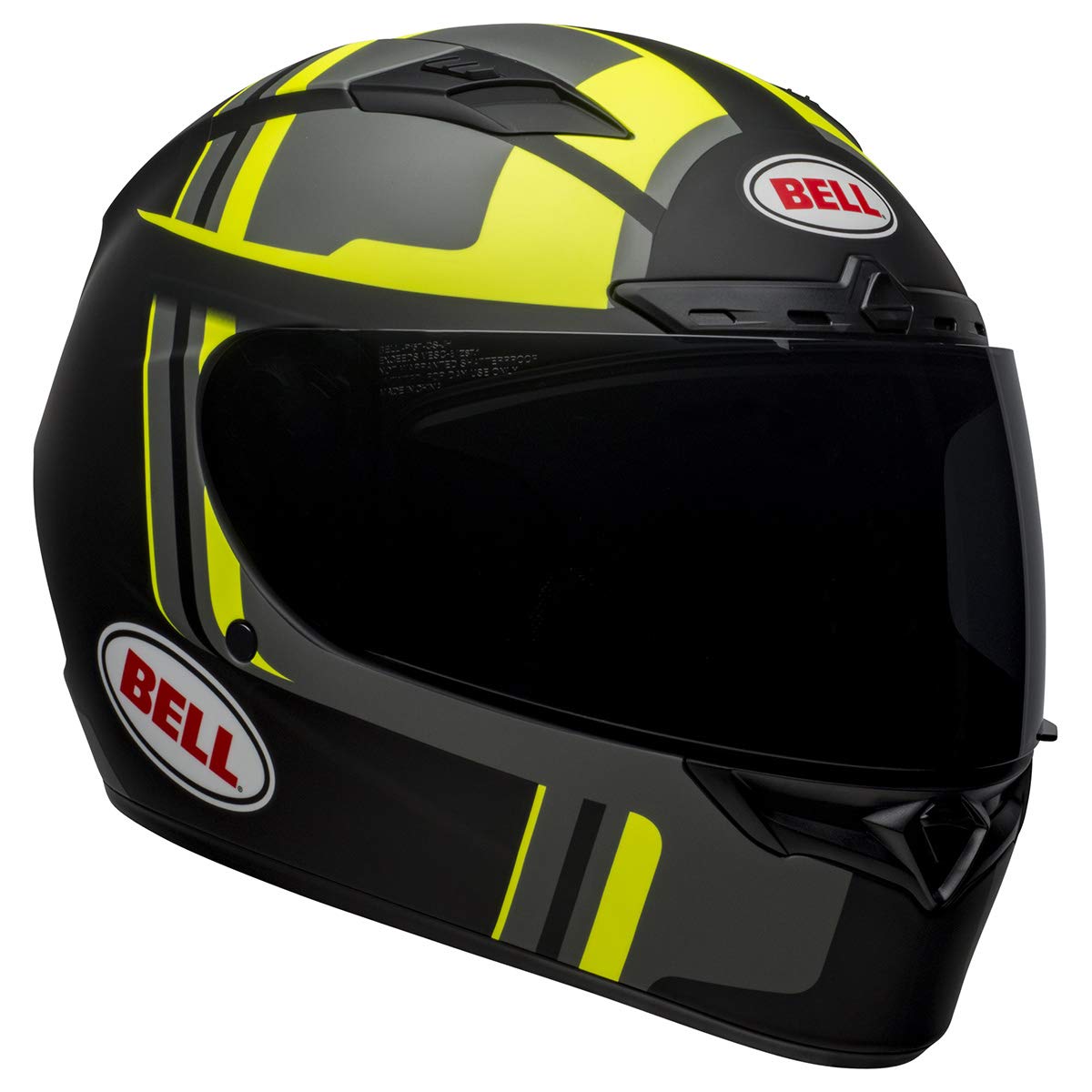 Bell Qualifier Dlx Mips Street Helmet (Torque Matte Black/Hi-Viz - 2X-Large)