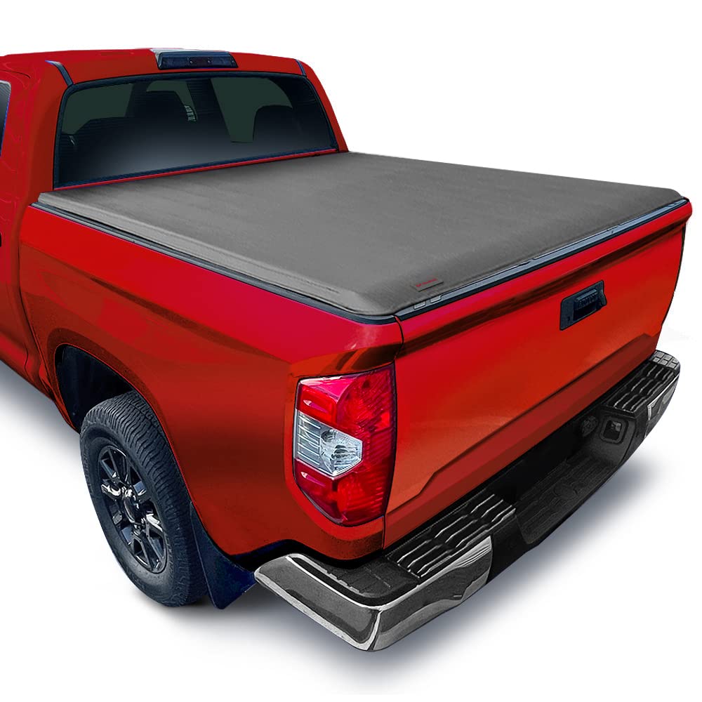 Maxmate Soft Roll-Up Truck Bed Tonneau Cover Compatible With 2016-2023 Toyota Tacoma | 6' (74'') Bed | Tct169045