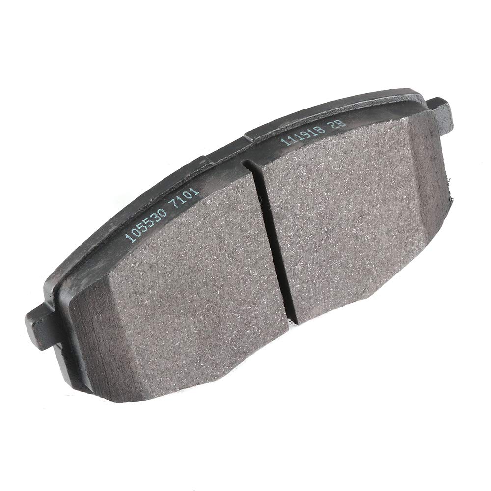Cciyu D1397 Ceramic Front Brake Pad Set - Fit For Hyundai Elantra (2009-2012), Kia Forte (2010-2013) & Forte5 (2012-2013), Soul