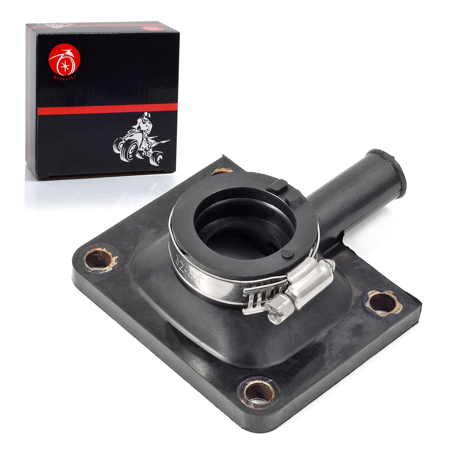 Carburetor Intake Manifold Boot Compatible With Yamaha G1 Gas Golf Cart 1983 1984 1985 1986 1987 1988 J24-13586-00-00