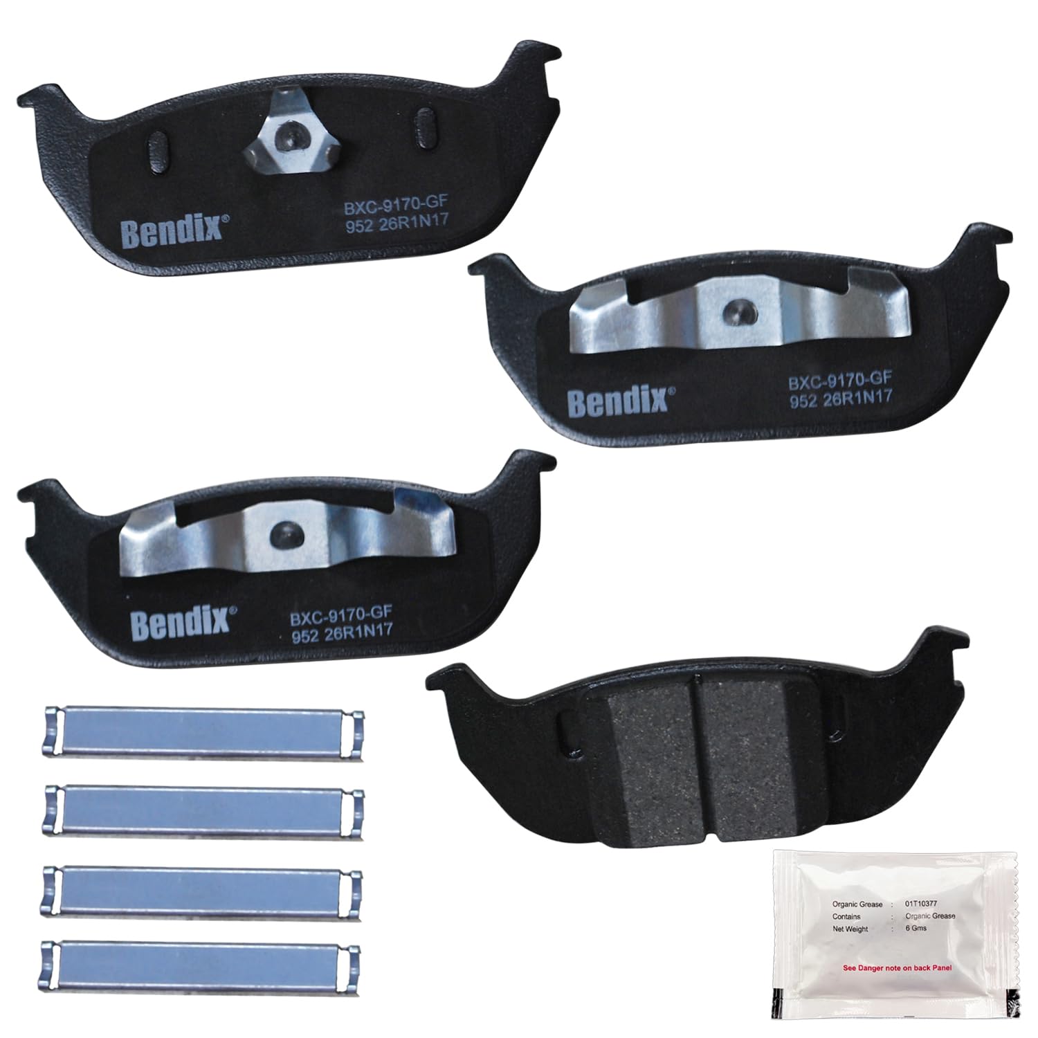 Bendix Priority1 Cfc952 Ceramic Rear Brake Pads For Lincoln Aviator 2005-2003