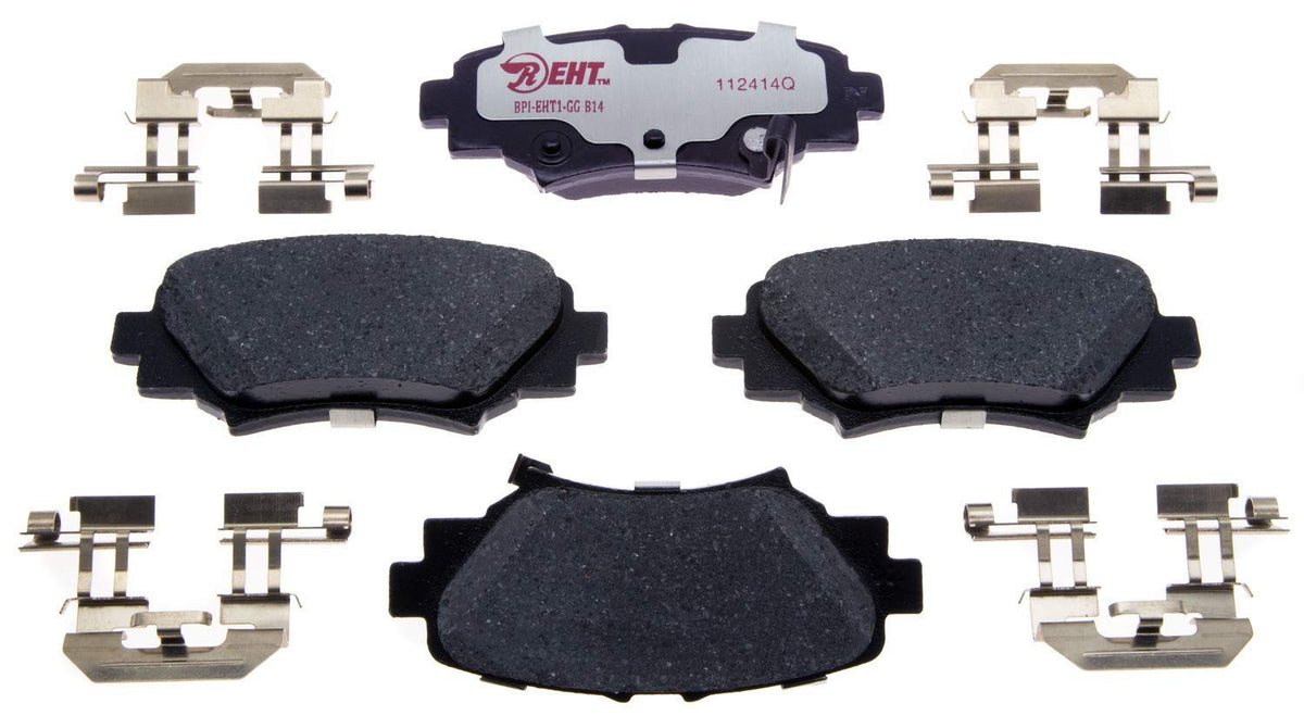 Raybestos Premium Raybestos Element3 Eht Replacement Rear Brake Pad Set For Select 2014-2016 Mazda 3 & 2014 Mazda 3 Sport Model 