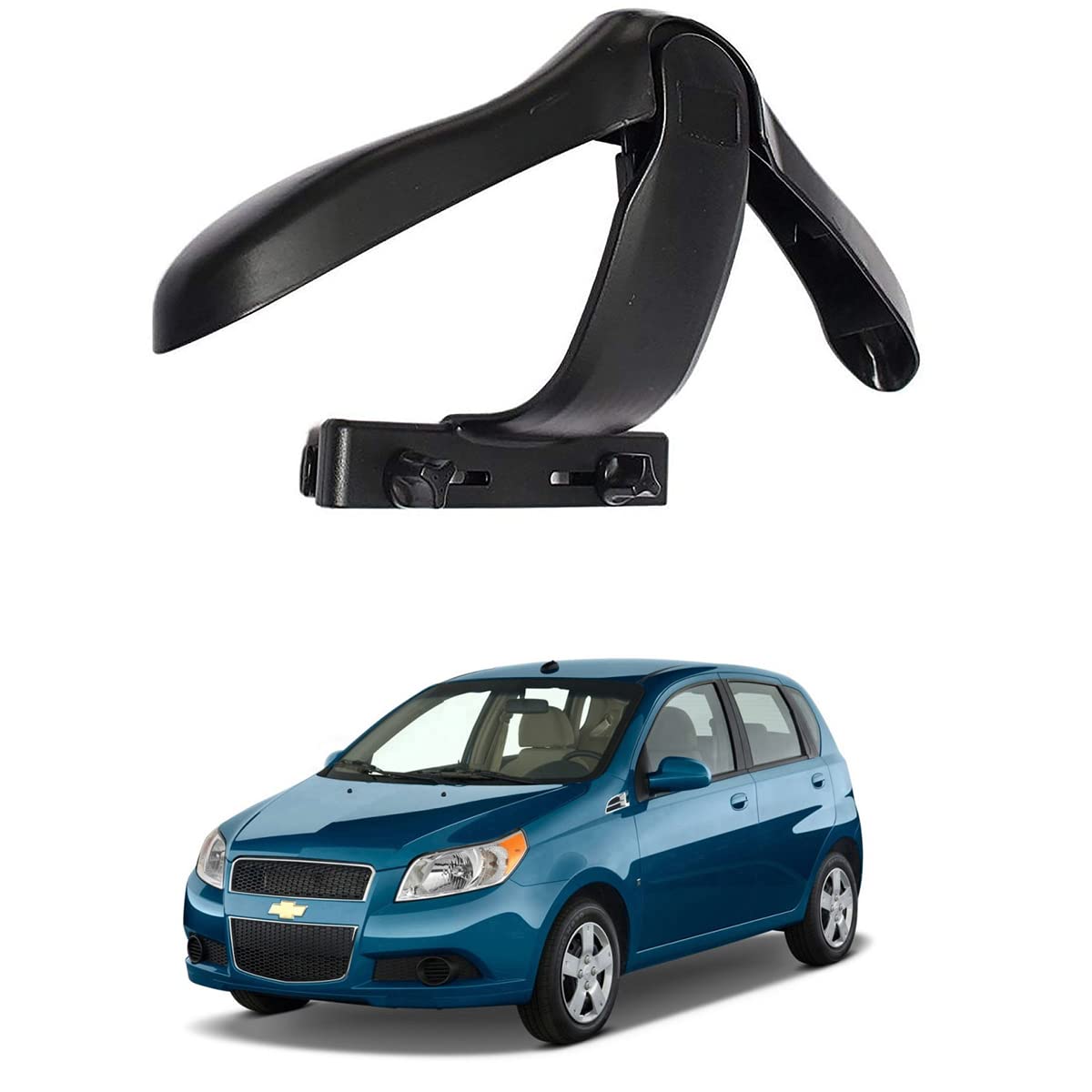 Oshotto CH04 Detachable Headrest Car Coat Hanger Back Seat Clothes Holder for Suit Coats Blazer Jackets Compatible with Chevrol