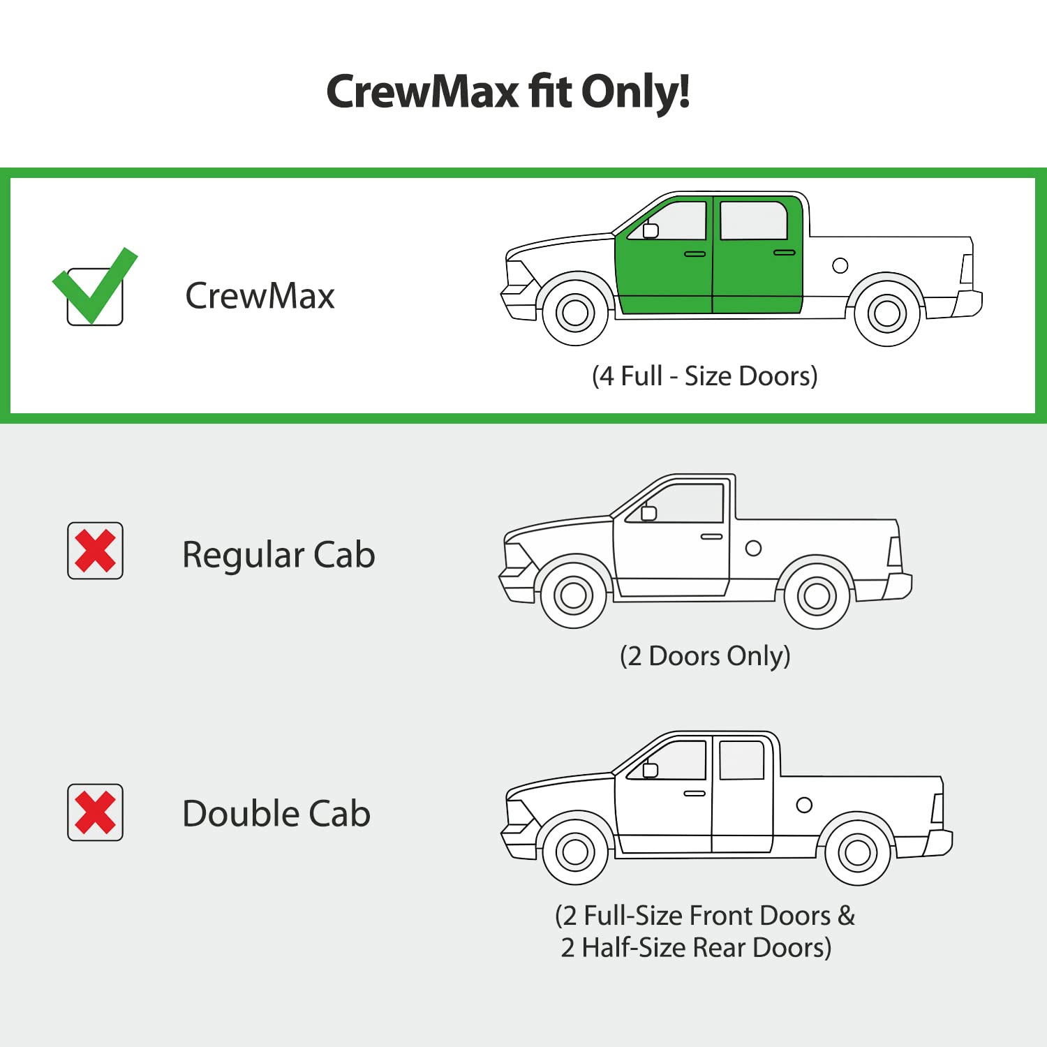 CLIM ART in-Channel Incredibly Durable Rain Guards for Toyota Tundra 2007-2021 CrewMax, Original Window Deflectors, Vent Deflect