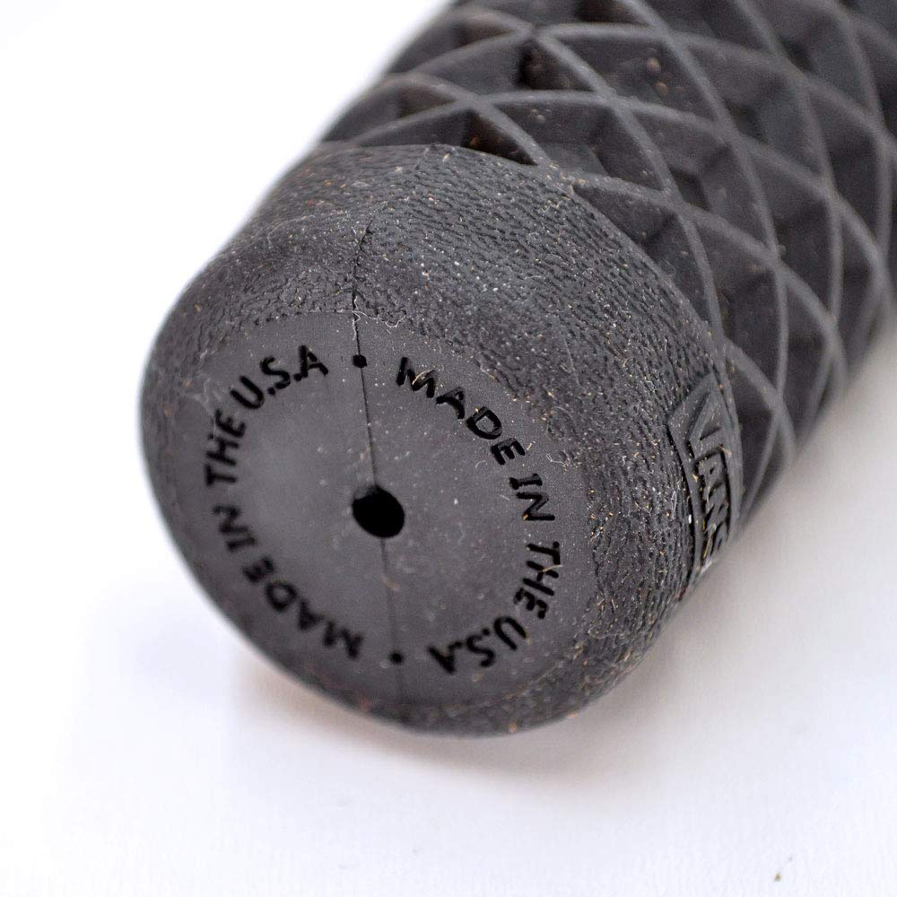 Vans'Waffle' Pattern Rubber Motorcycle Grips - Black - Sold As A Pair For 7/8' Bars - Made In The Usa …