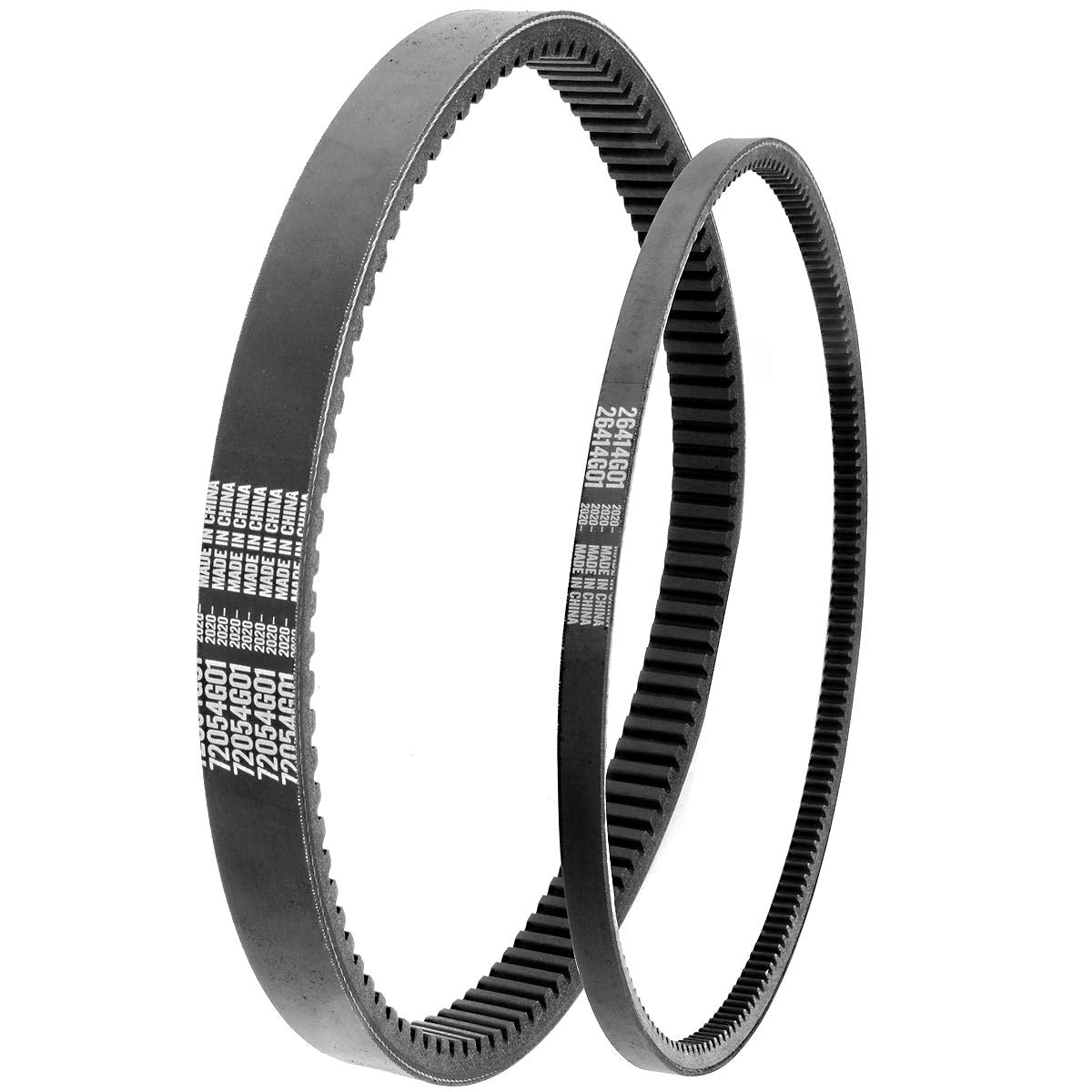 Roykaw Ezgo Txt Gas Drive Belt & Starter Belts Kit For Ezgo 4 Cycle Gas Golf Cart Txt Cushman Express Marathon Medalist St Vehicles Terrain 1994-2013, Oem # 72054G01, 72024G01, 72025G01, 26414G01