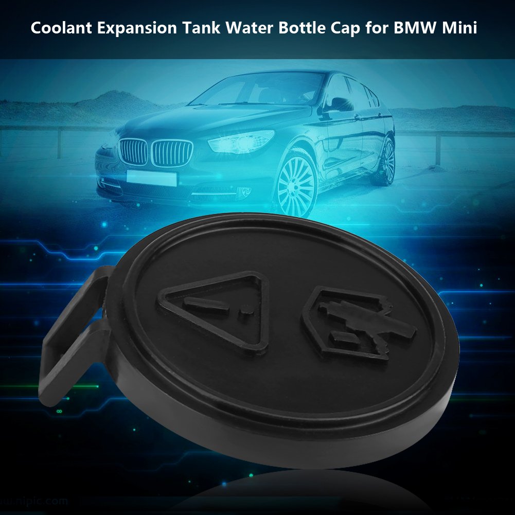 Qiilu 17107515485 Expansion Tank Cap, Radiator Coolant Reservoir Expansion Tank Cap Water Bottle Cap For Mini