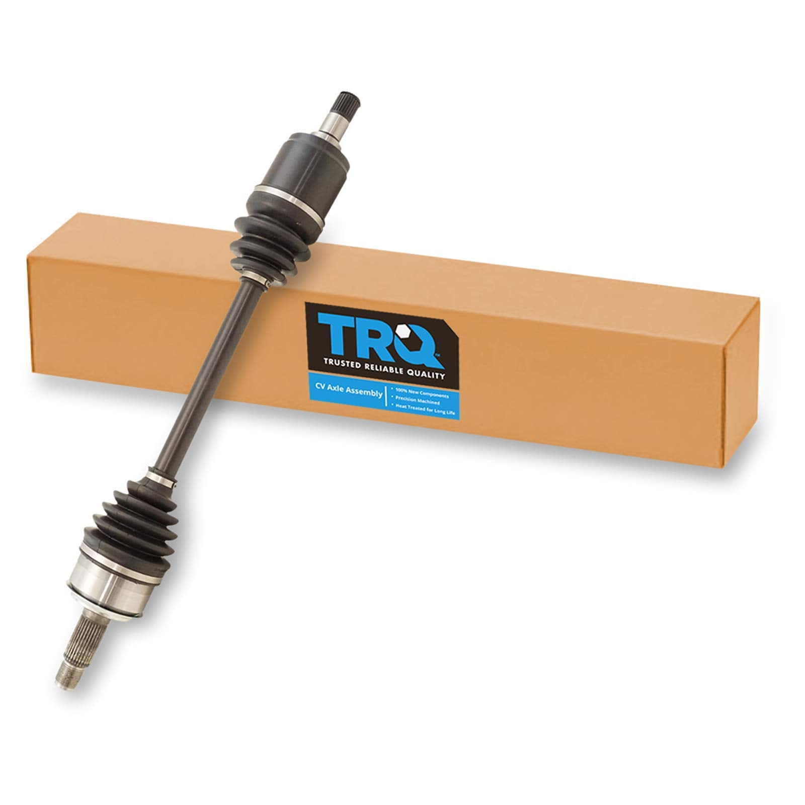 Trq Front Left Cv Axle Shaft Assembly Drivers Side Compatible With 2009-2013 Acura Tsx 2008-2015 Honda Accord 2014 Civic