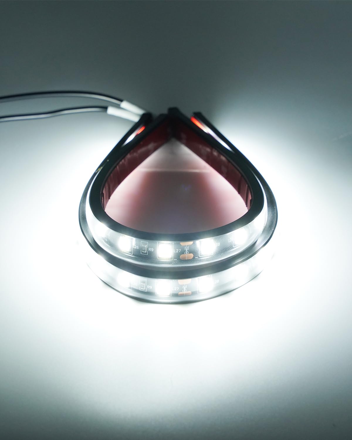 Keiurot 12V Led Light Strip 32Cm Waterproof White Led Strip Lights For Cars Motorcycles Golf Cart Interior & Exterior Marine Boa