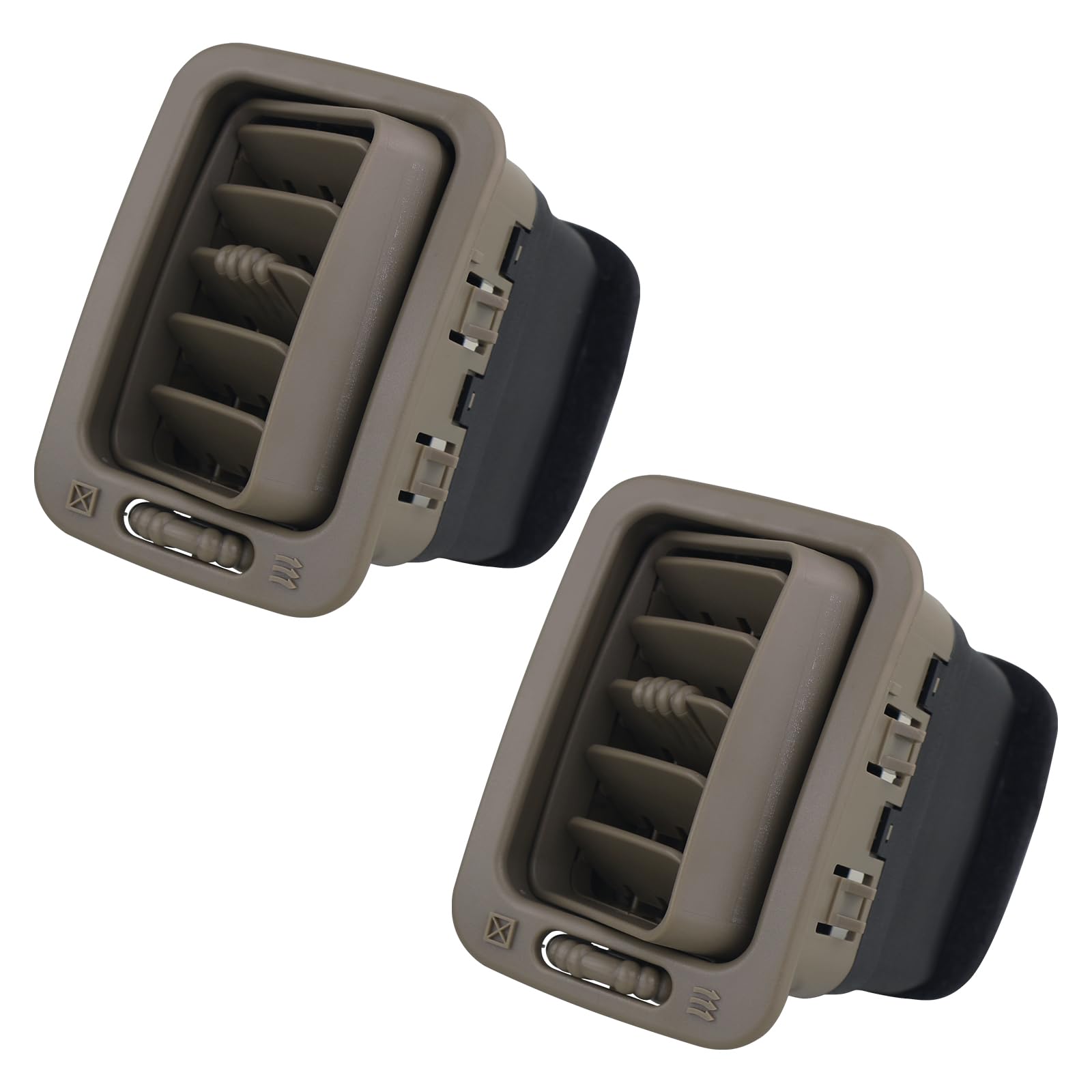 Apperfit Dash A/C Air Vent Passenger Side (Tan) Compatible With 1999-2007 Chevrolet Chevy Avalanche Silverado Tahoe Suburban/Gmc